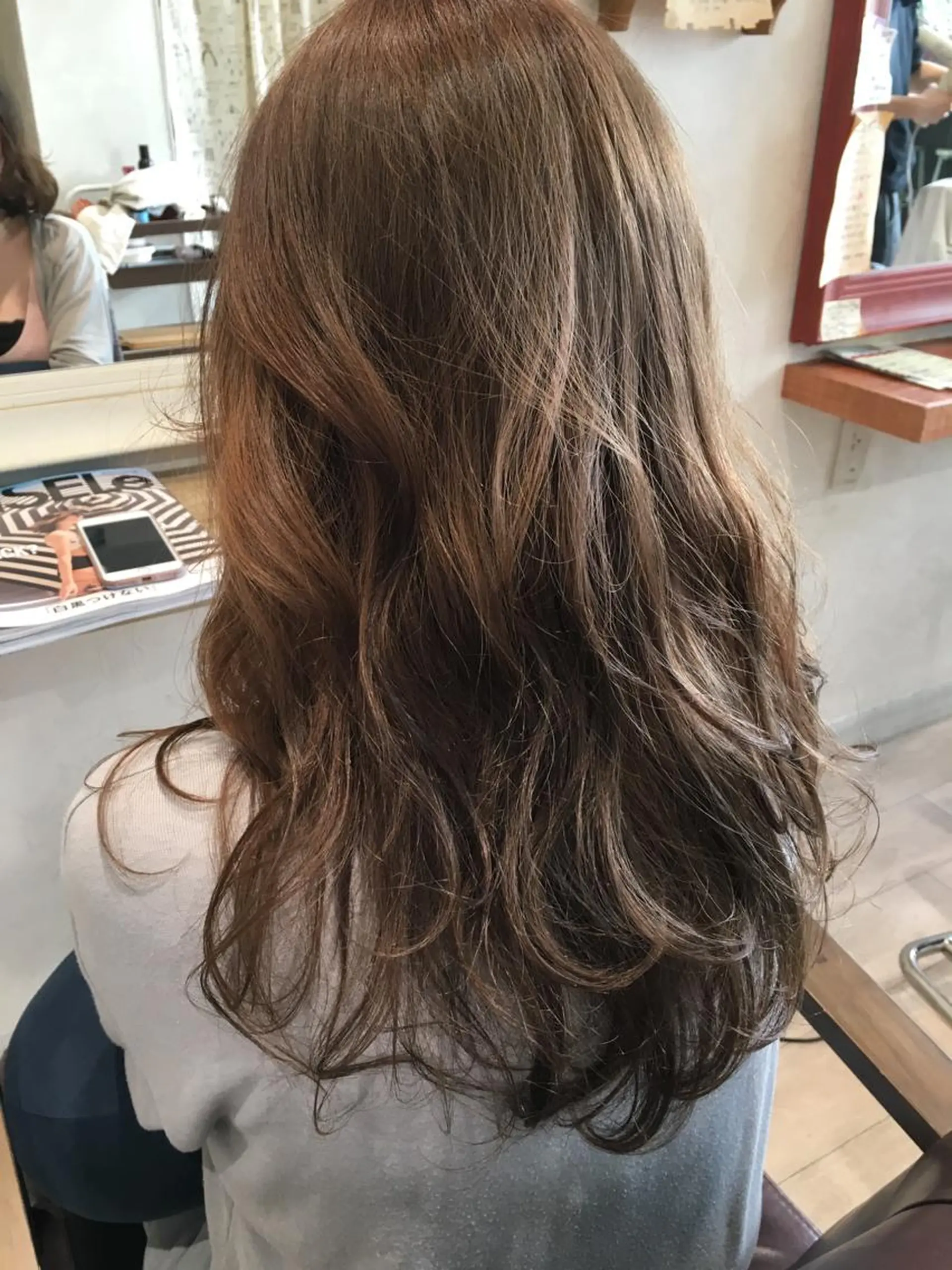 ロング カラー nakahara madokaのヘアスタイル