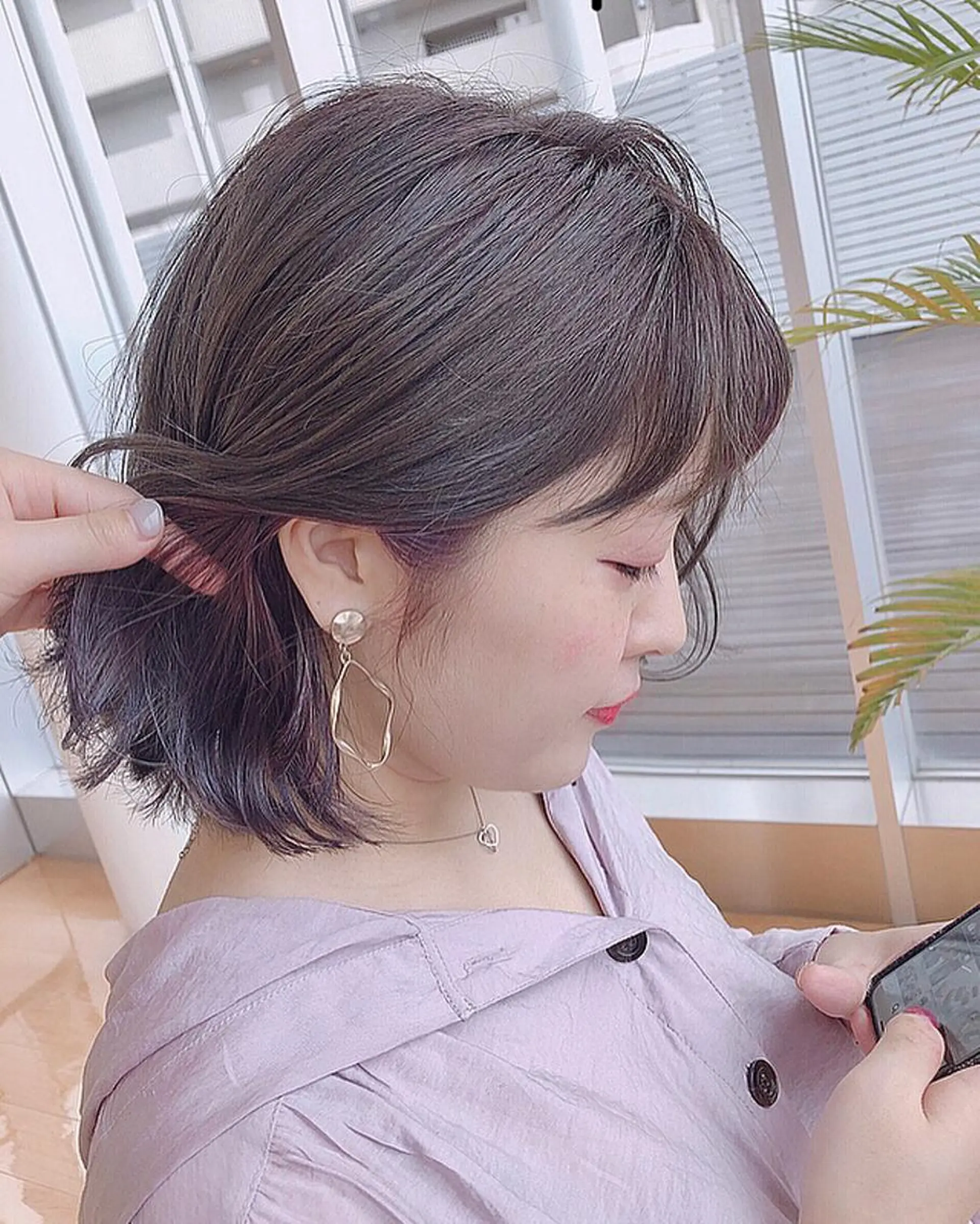 セミロング 髙井 麻帆のヘアスタイル