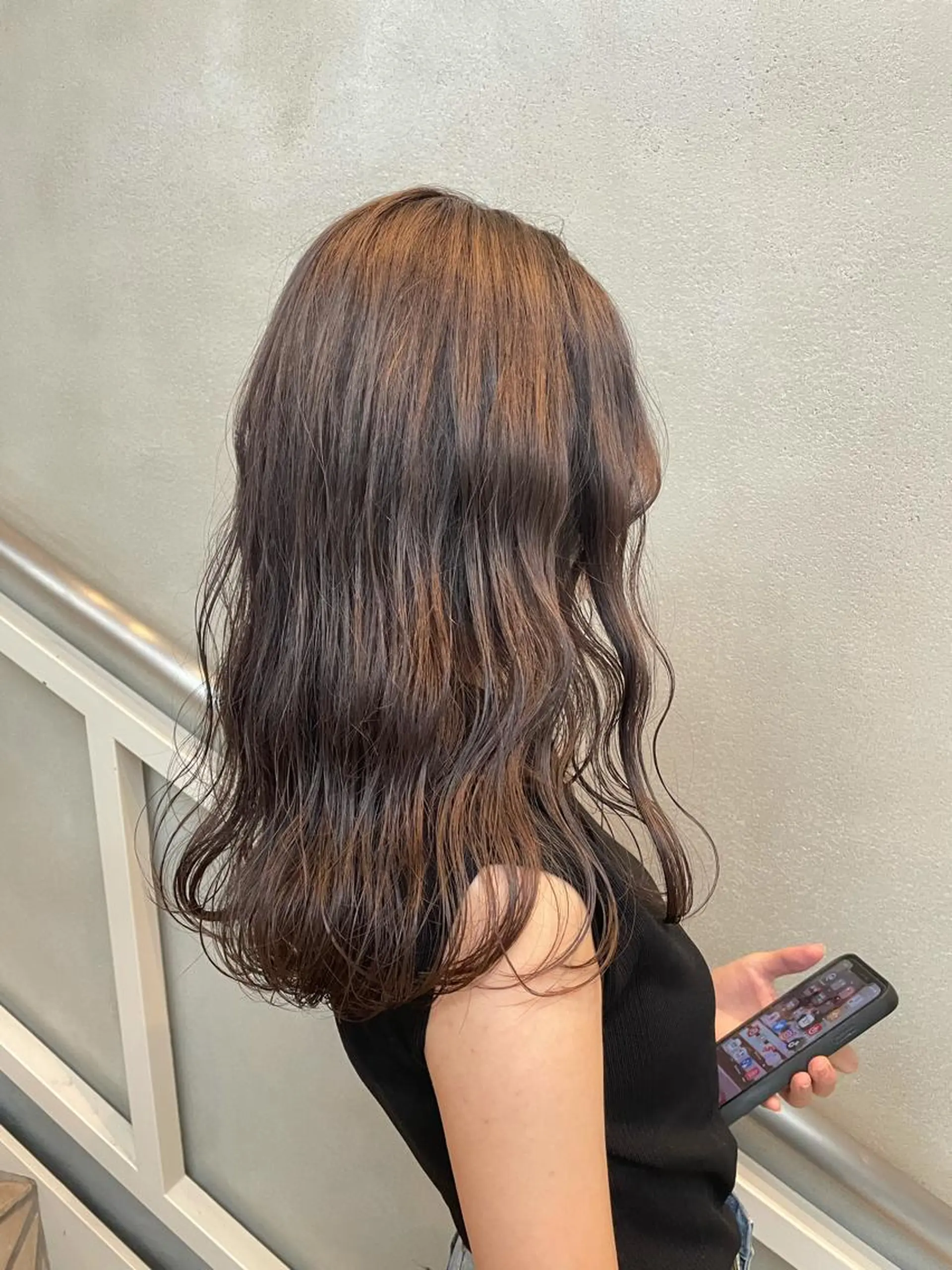 セミロング カラー グレージュ 沖縄/ヘアアレンジ /ナカノのヘアスタイル