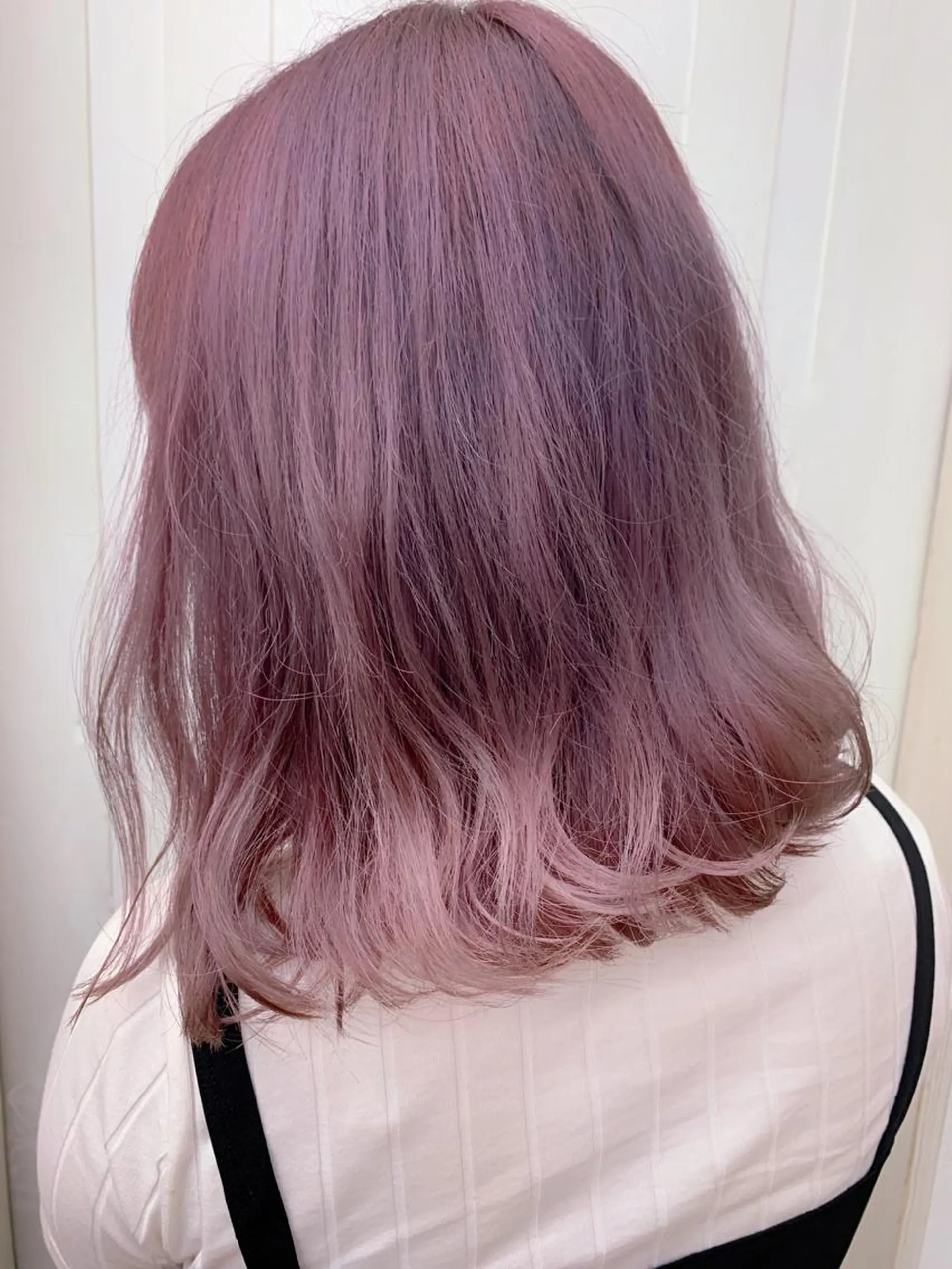 ミディアム カラー ピンクカラー レッドカラー カット パーマ ヘッドスパ fhami 店長 髪質改善　DAITOのヘアスタイル