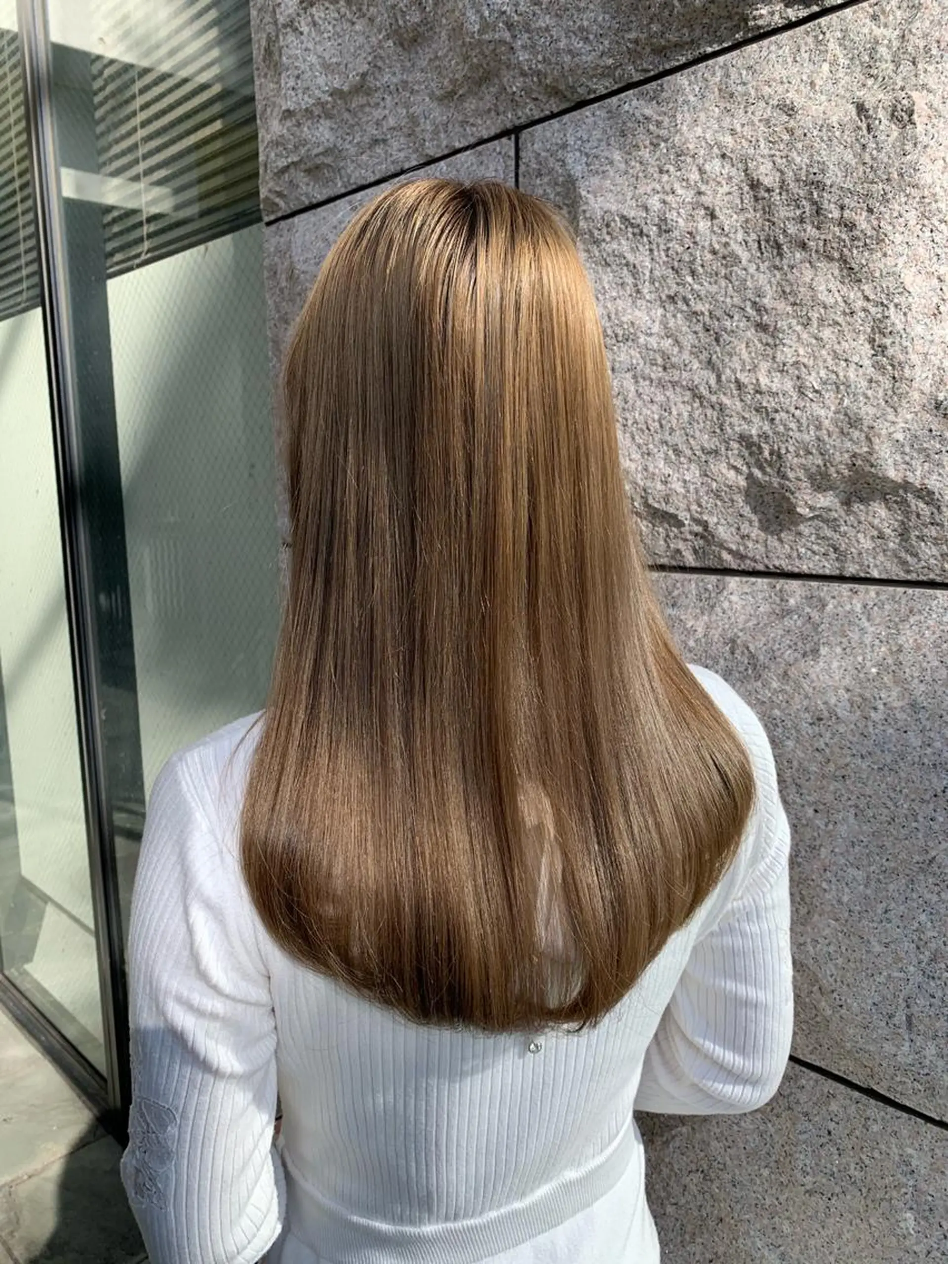 セミロング 髪質改善 縮毛矯正 トリートメント 酸熱トリートメント miiro 長津田 髪質改善　フジムラのヘアスタイル