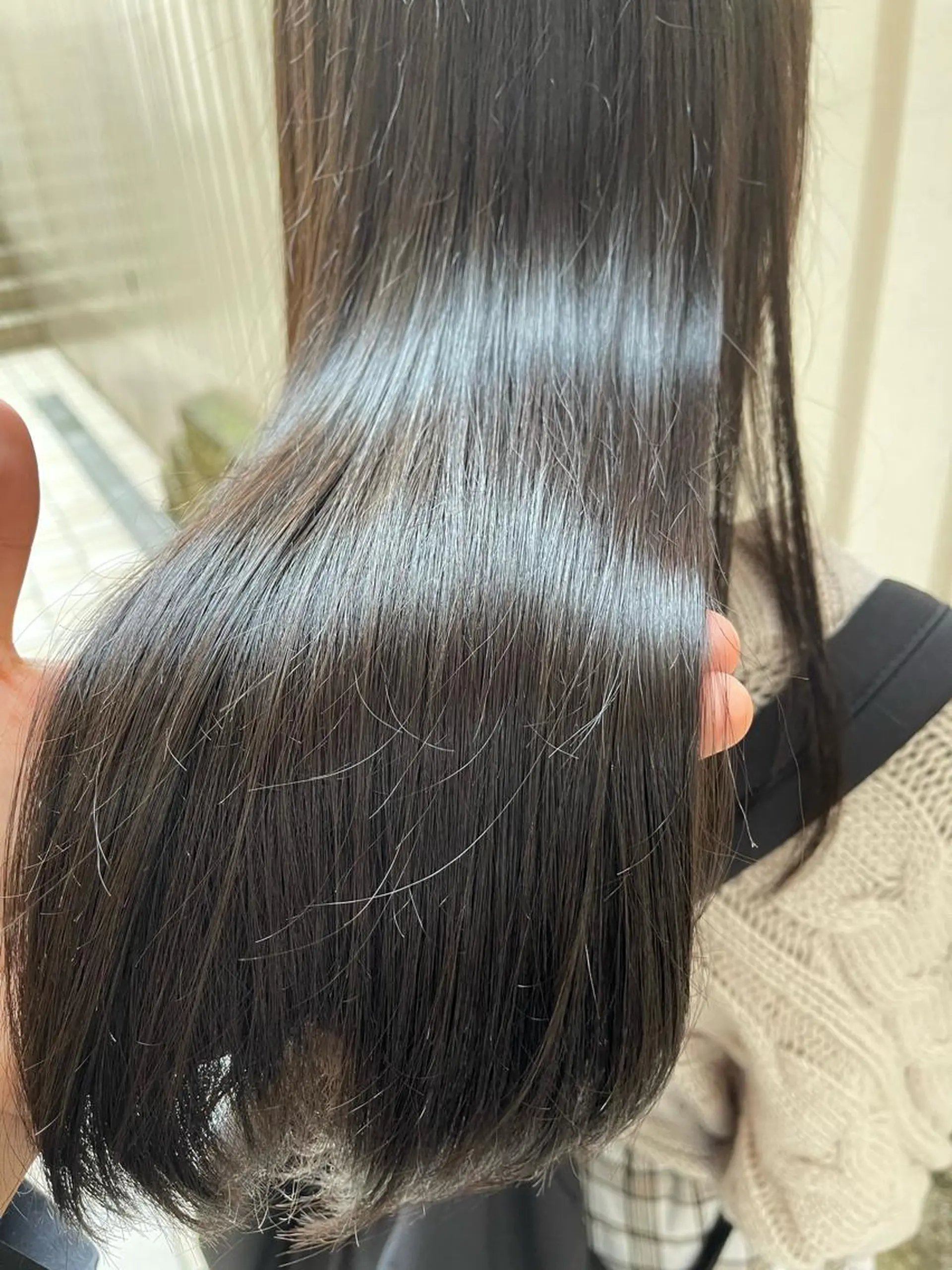 セミロング 髪質改善 縮毛矯正 カット 縮毛矯正 antica YOSHIのヘアスタイル