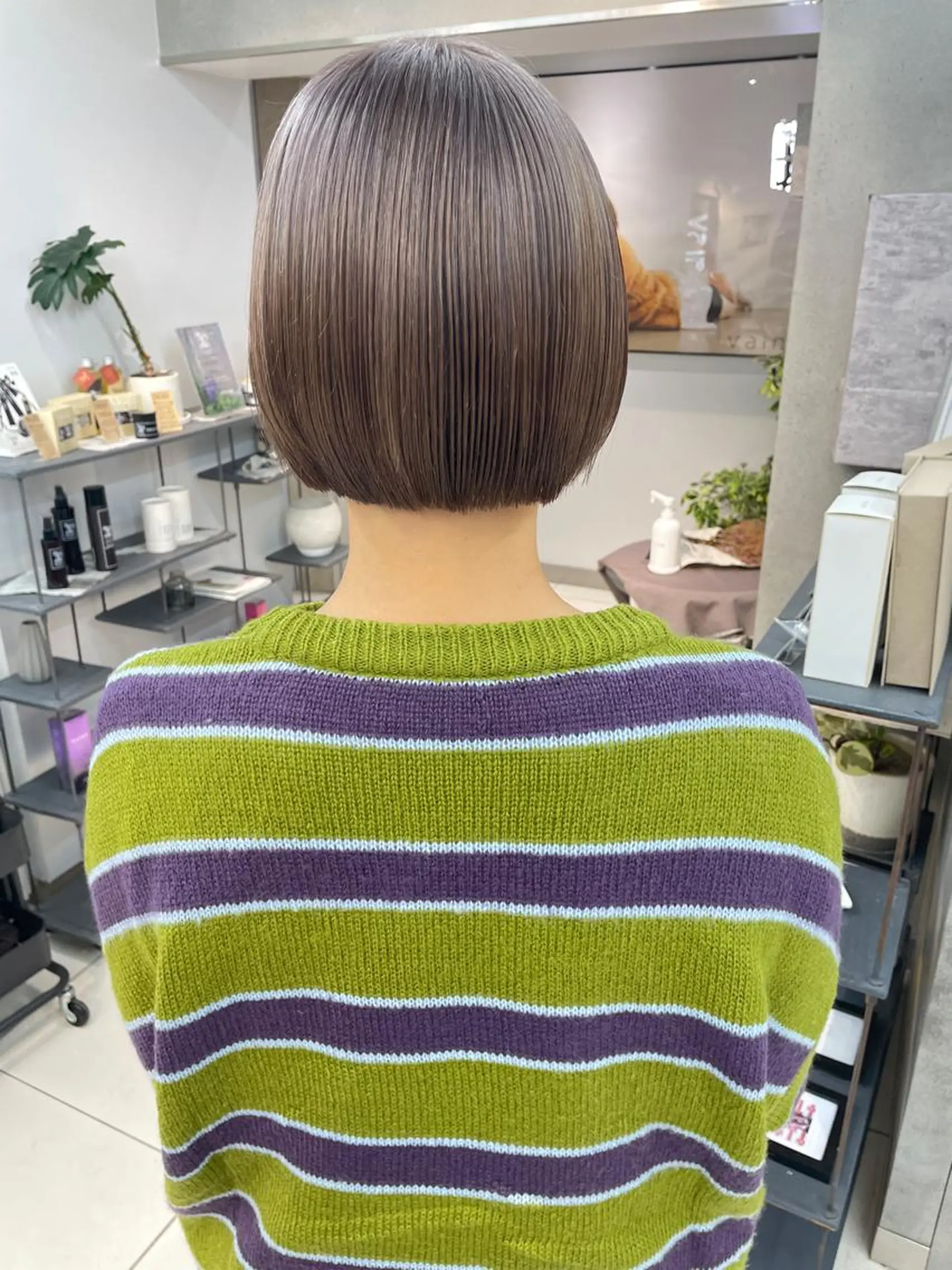 ショート カラー vain所属・パーマウルフショート 濱田匠のヘアスタイル