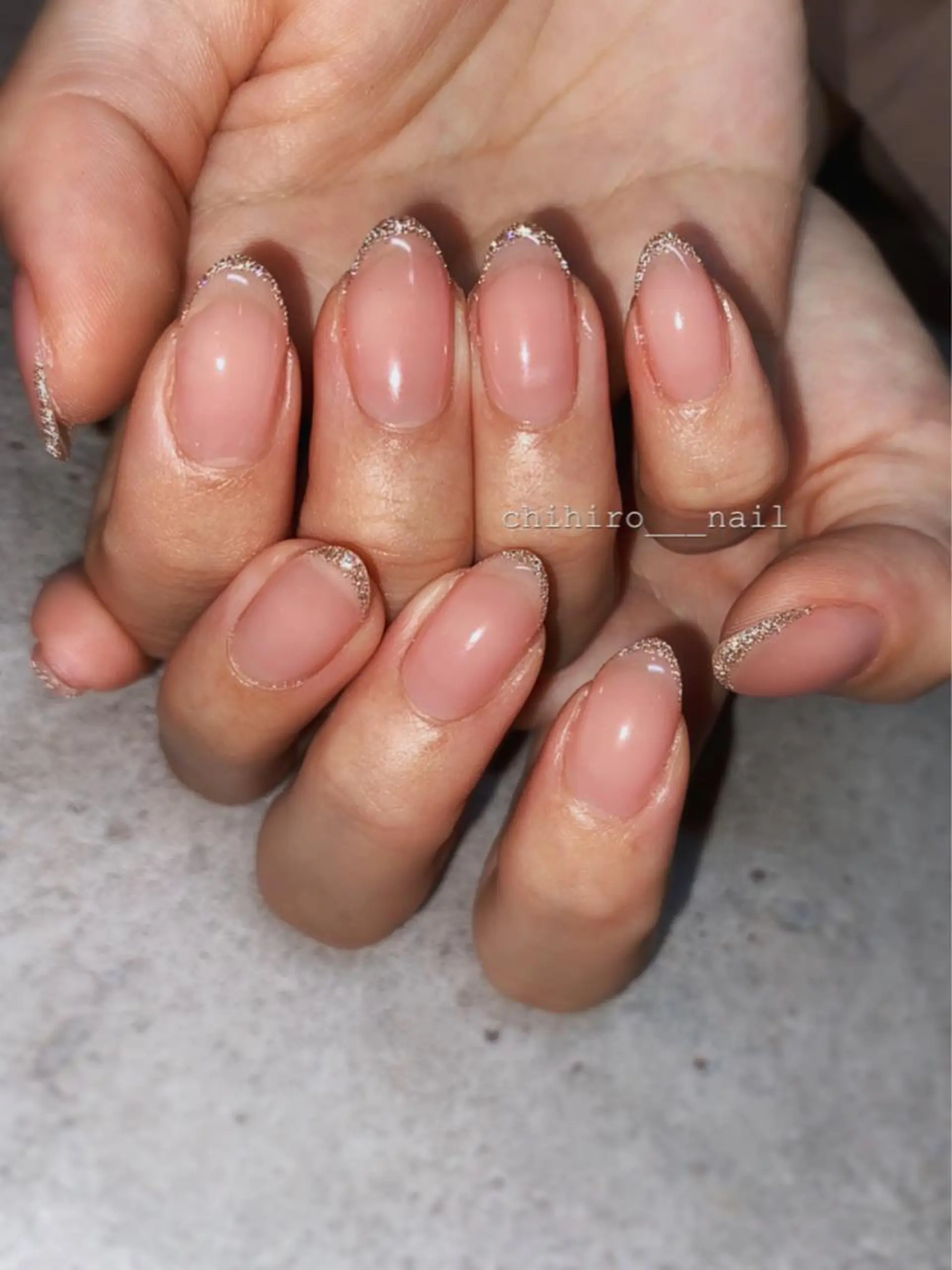 ショート カラー ネイル アートネイル フレンチネイル ジェルネイル マグネットネイル ニュアンスネイル beauty salon ma'am所属・chihiro 小路ネイルのネイルデザイン