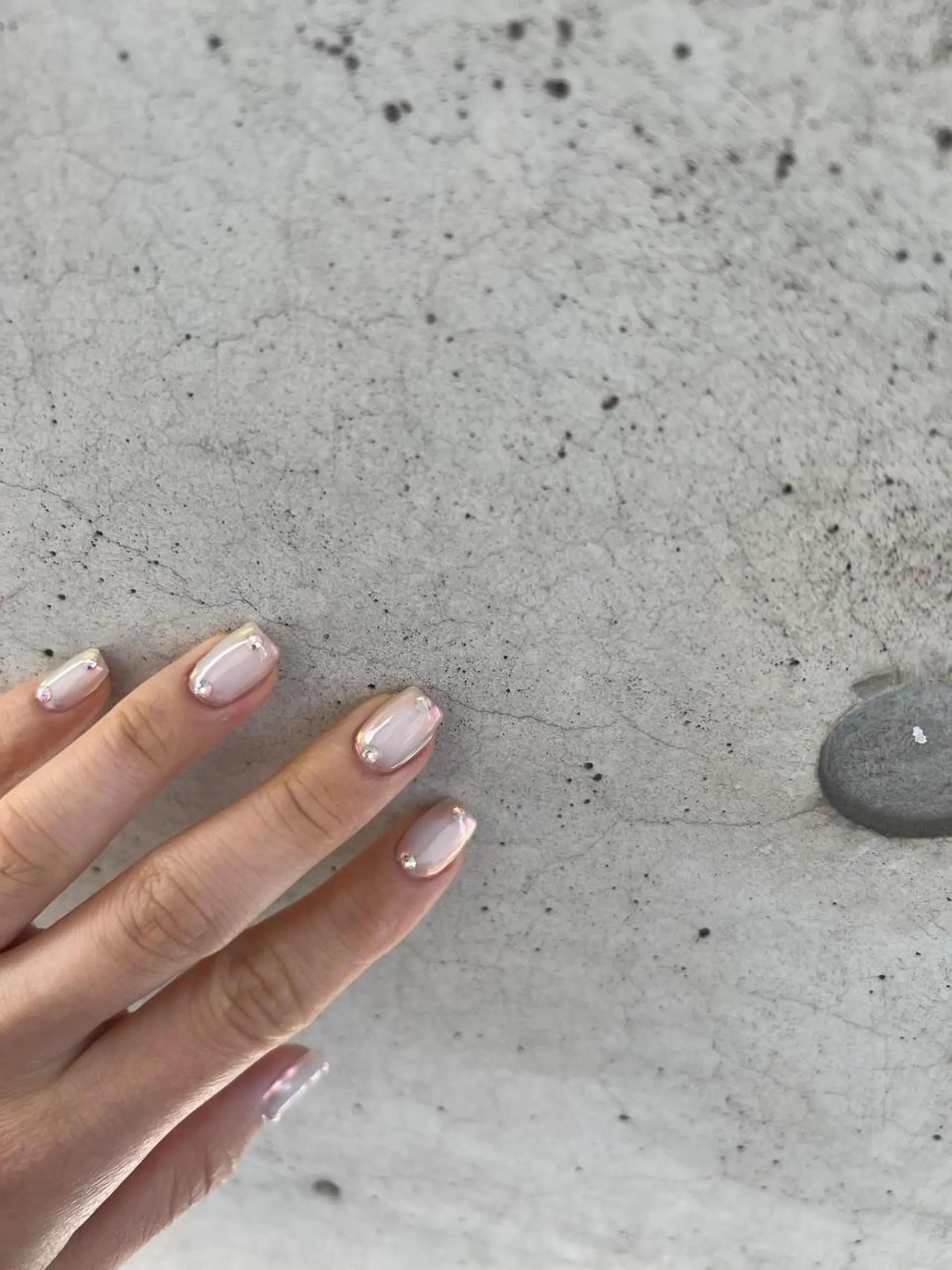 ネイル ミラーネイル 持ち込み ニュアンスネイル Charme. NOBUKOのネイルデザイン