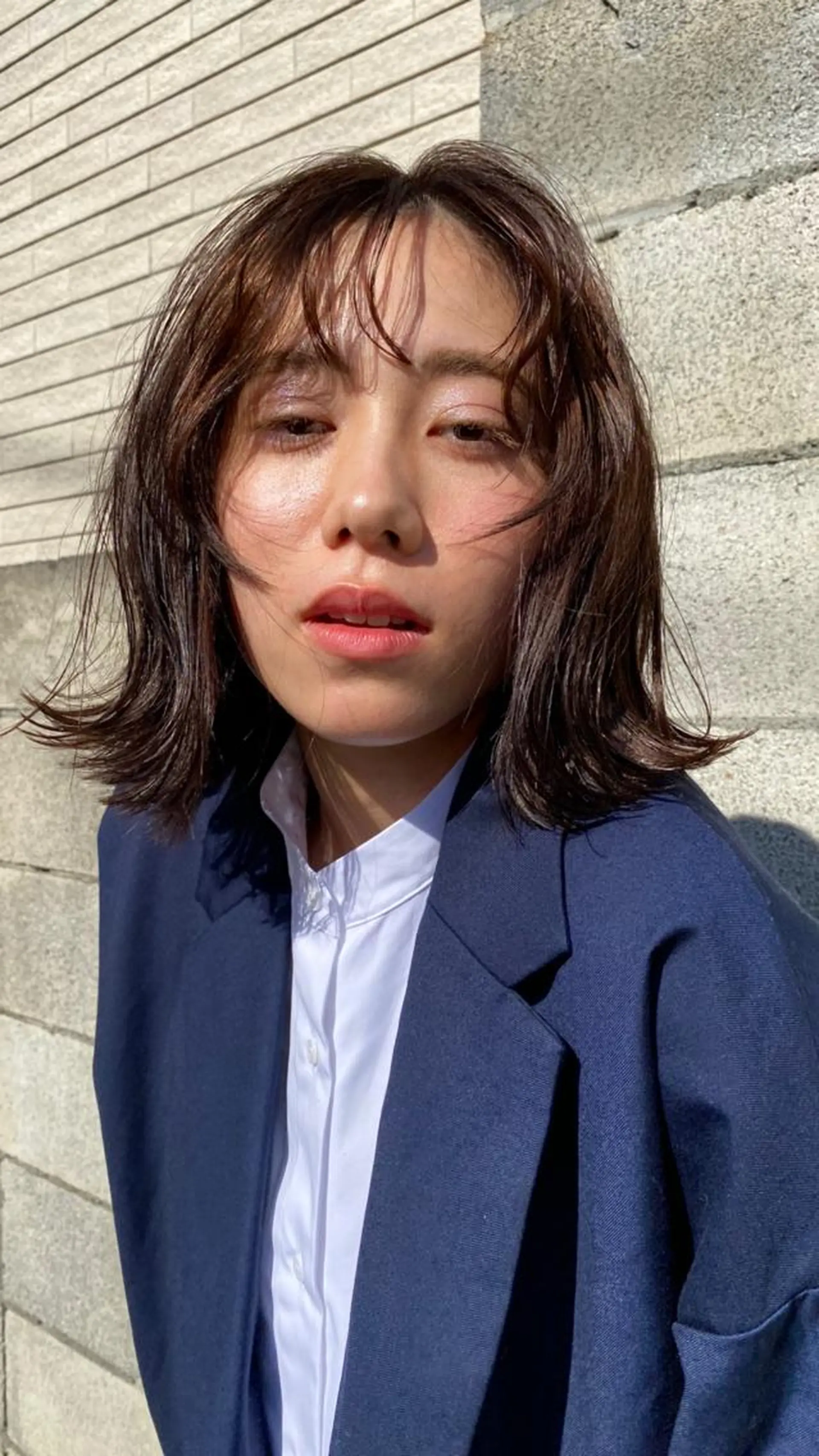 ミディアム カラー ヘアアレンジ マツエク・マツパ アイブロウ shoji༄ mikuのヘアスタイル