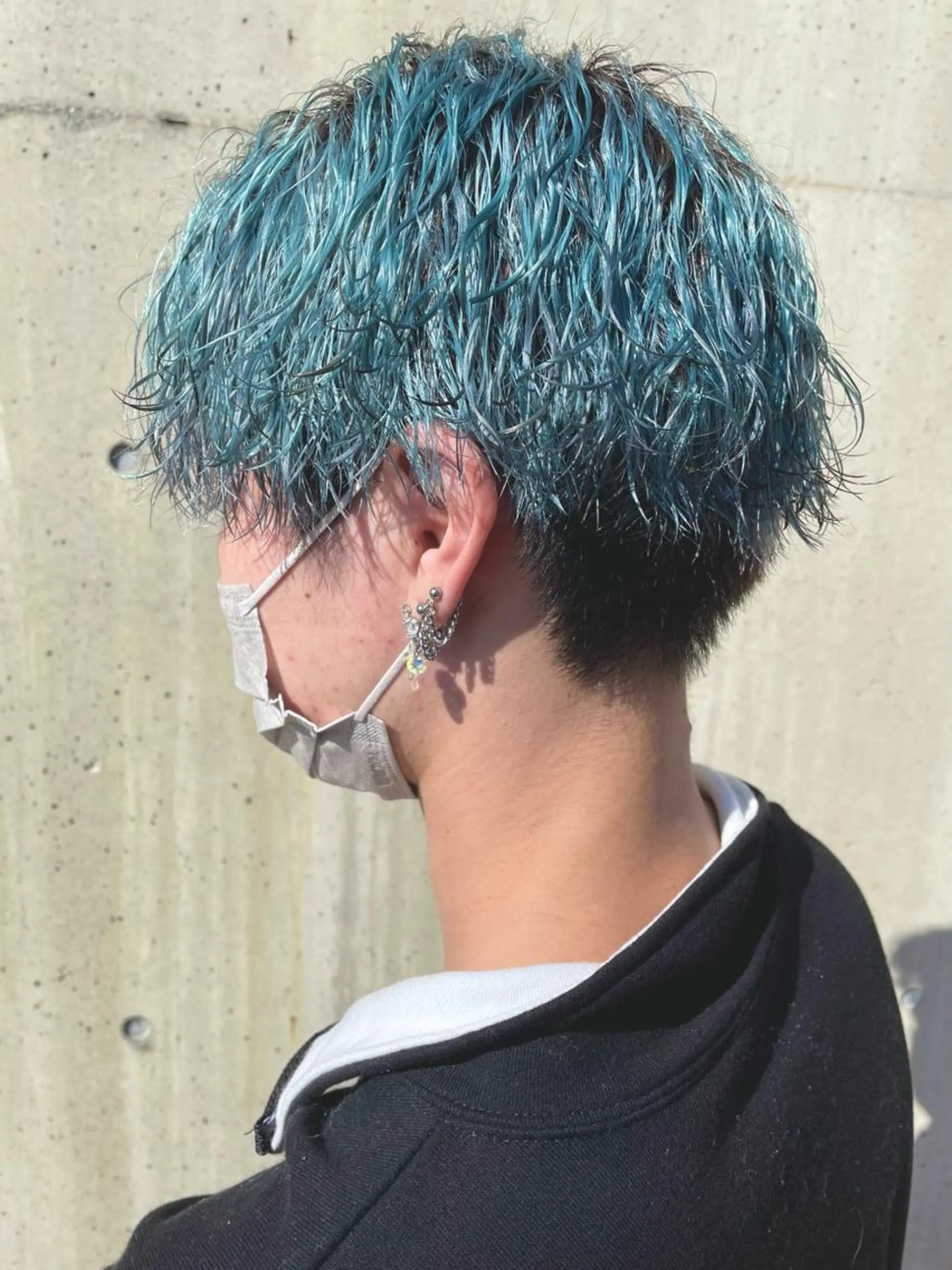 カラー パーマ ブルーカラー 👾TAMURA MAAYA👾のヘアスタイル