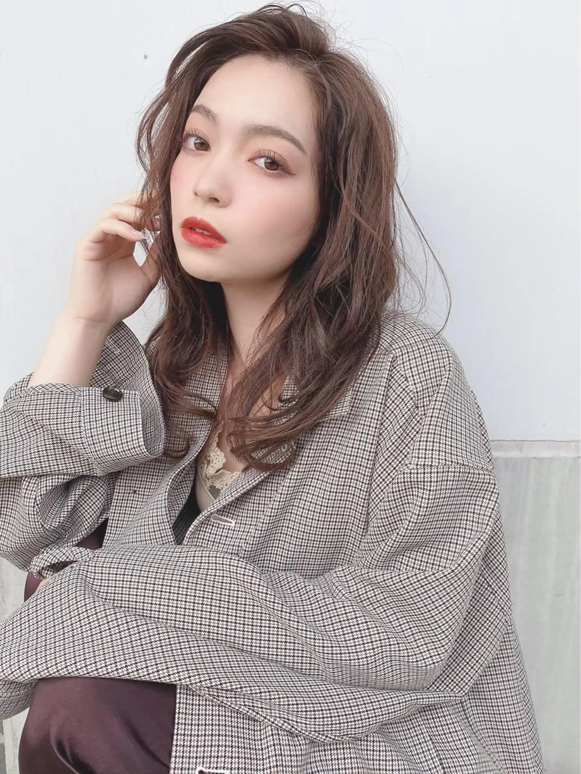 セミロング 💎髪質改善/縮毛 矯正💎メンズパーマのヘアスタイル