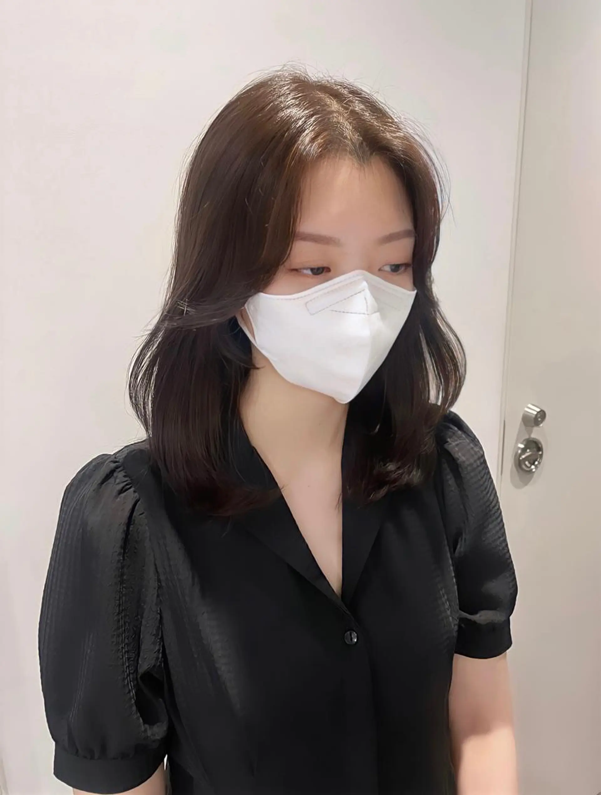 セミロング 銀座／レイヤーカット 🤍内野すみれのヘアスタイル