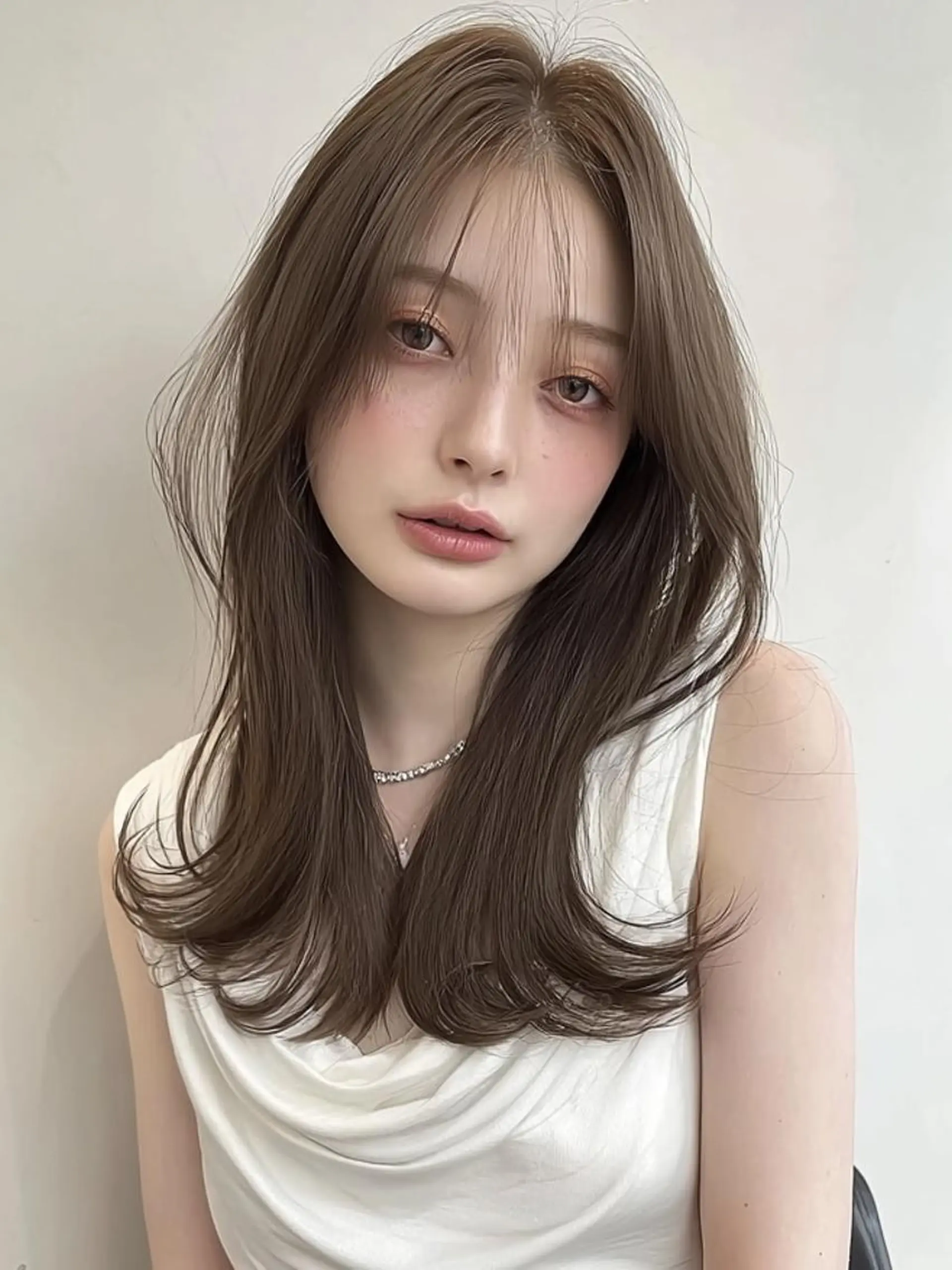 セミロング ボブ 外国人風カラー カット ヘアカラー トリートメント 🎀透明感カラー/ yuka🎀のヘアスタイル