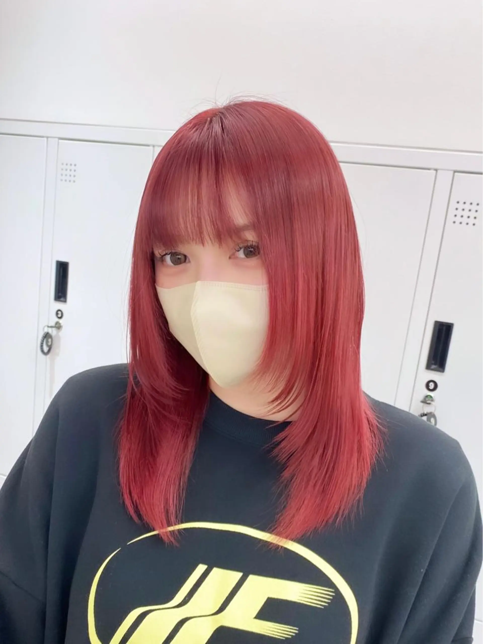 セミロング 🐺ウルフ×ハイトー ン🖤Yukinoのヘアスタイル