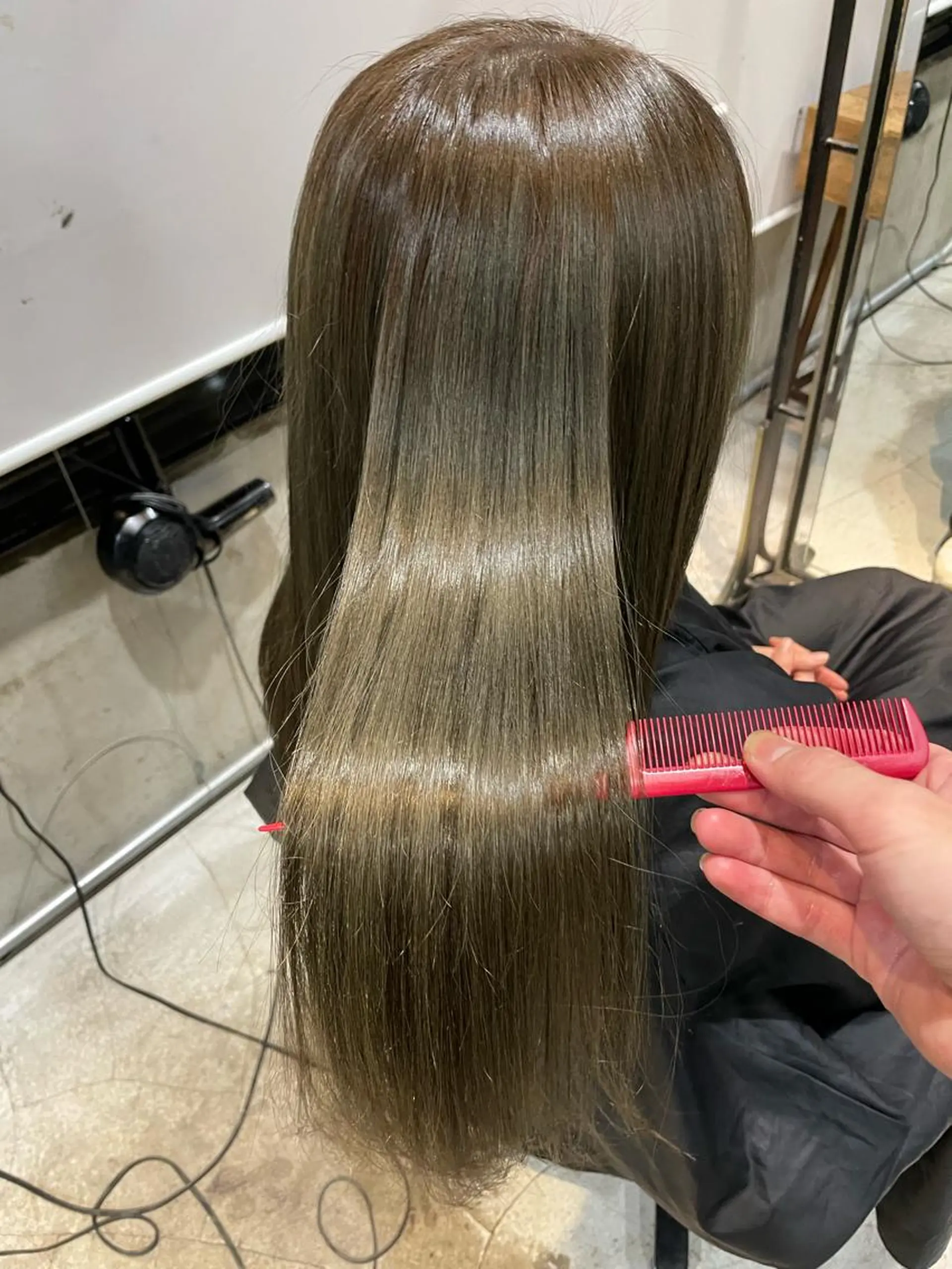 セミロング カラー ヘアアレンジ ベージュカラー オリーブベージュ ヘアカラー トリートメント ヘアセット 🌿透明感/レイヤー 🌿TATSUKIのヘアスタイル