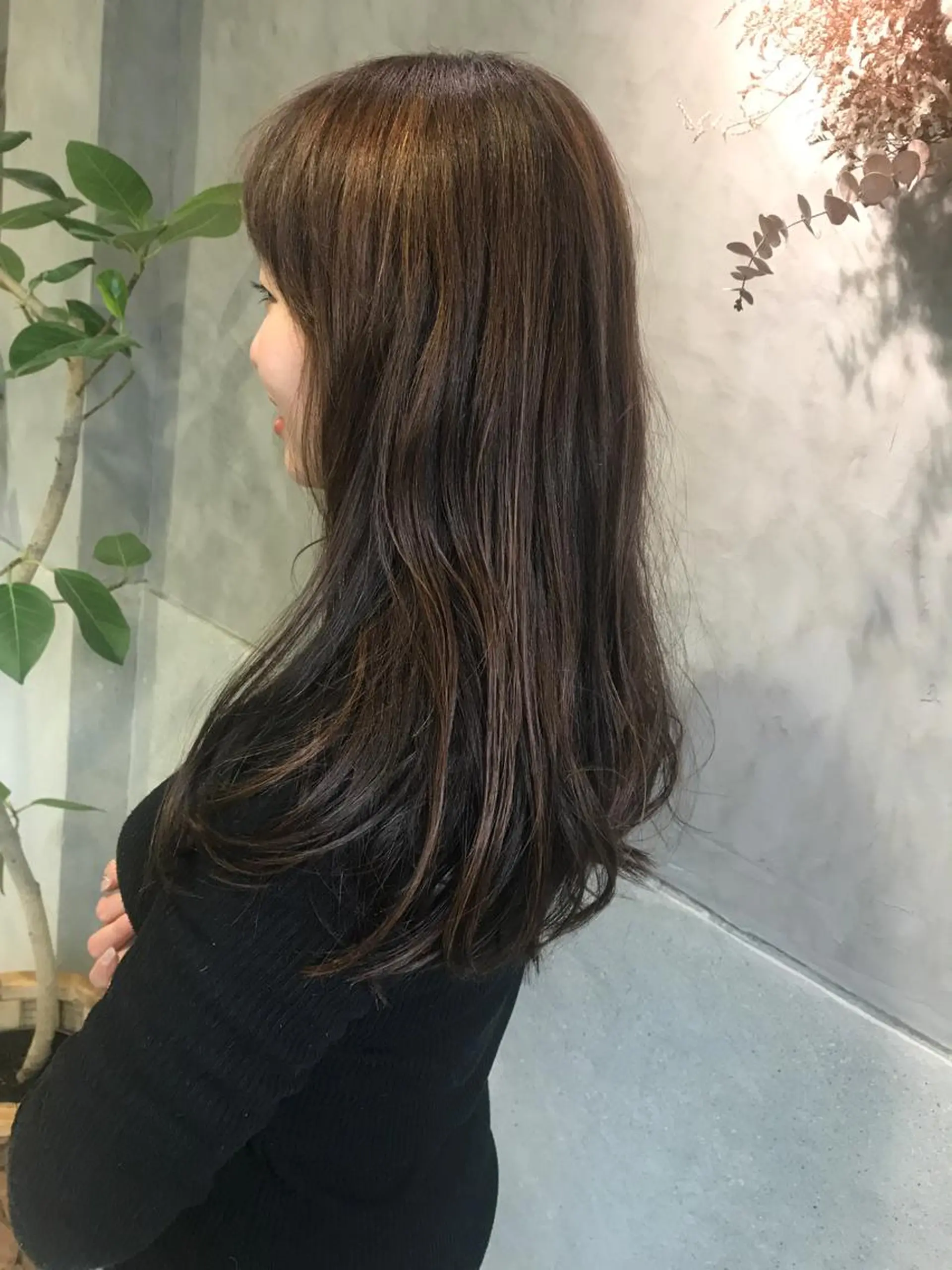 ロング カット トリートメント さの あやねのヘアスタイル