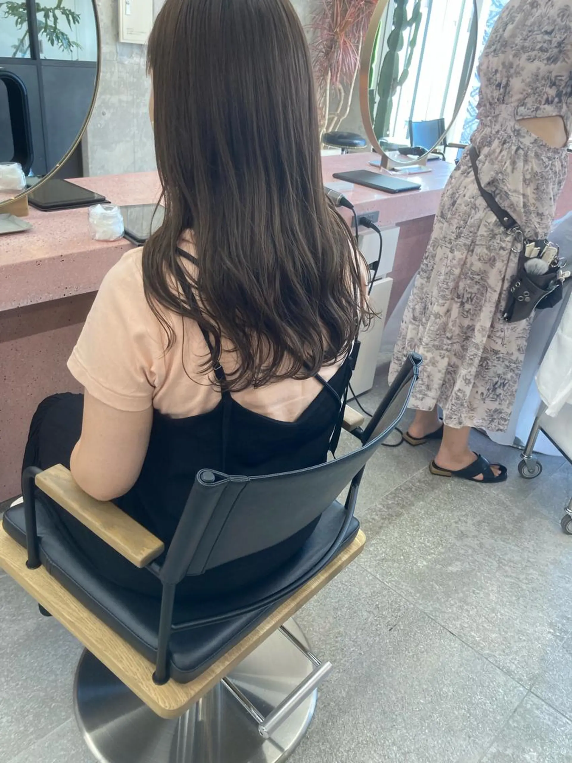 ロング カラー 透明感カラー グレージュ カット 縮毛矯正 小木曽智美 /ボブ/ショートのヘアスタイル