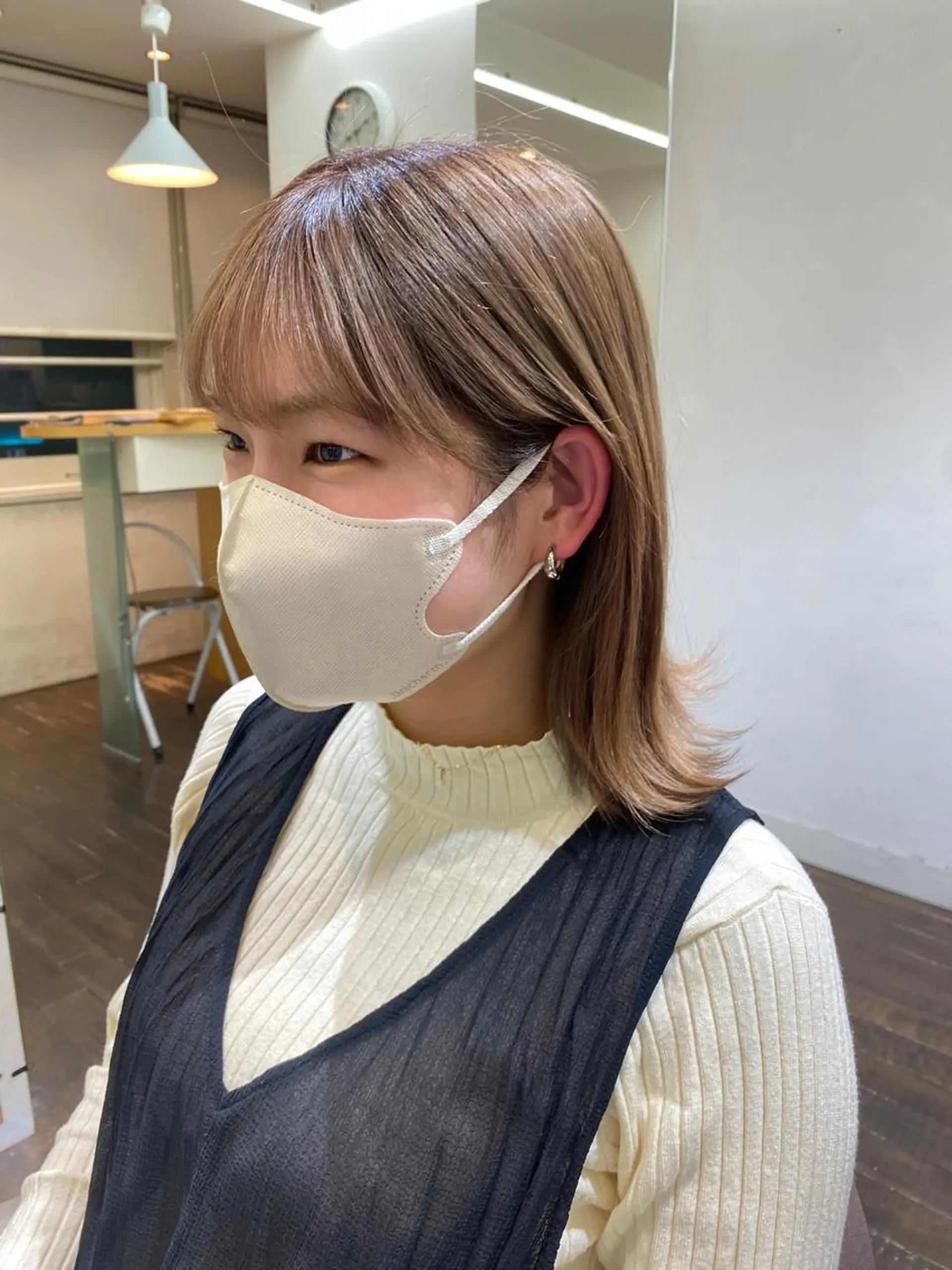 ミディアム カラー 🎗️【ヘアセット 美眉】吉川玲🎗️のヘアスタイル