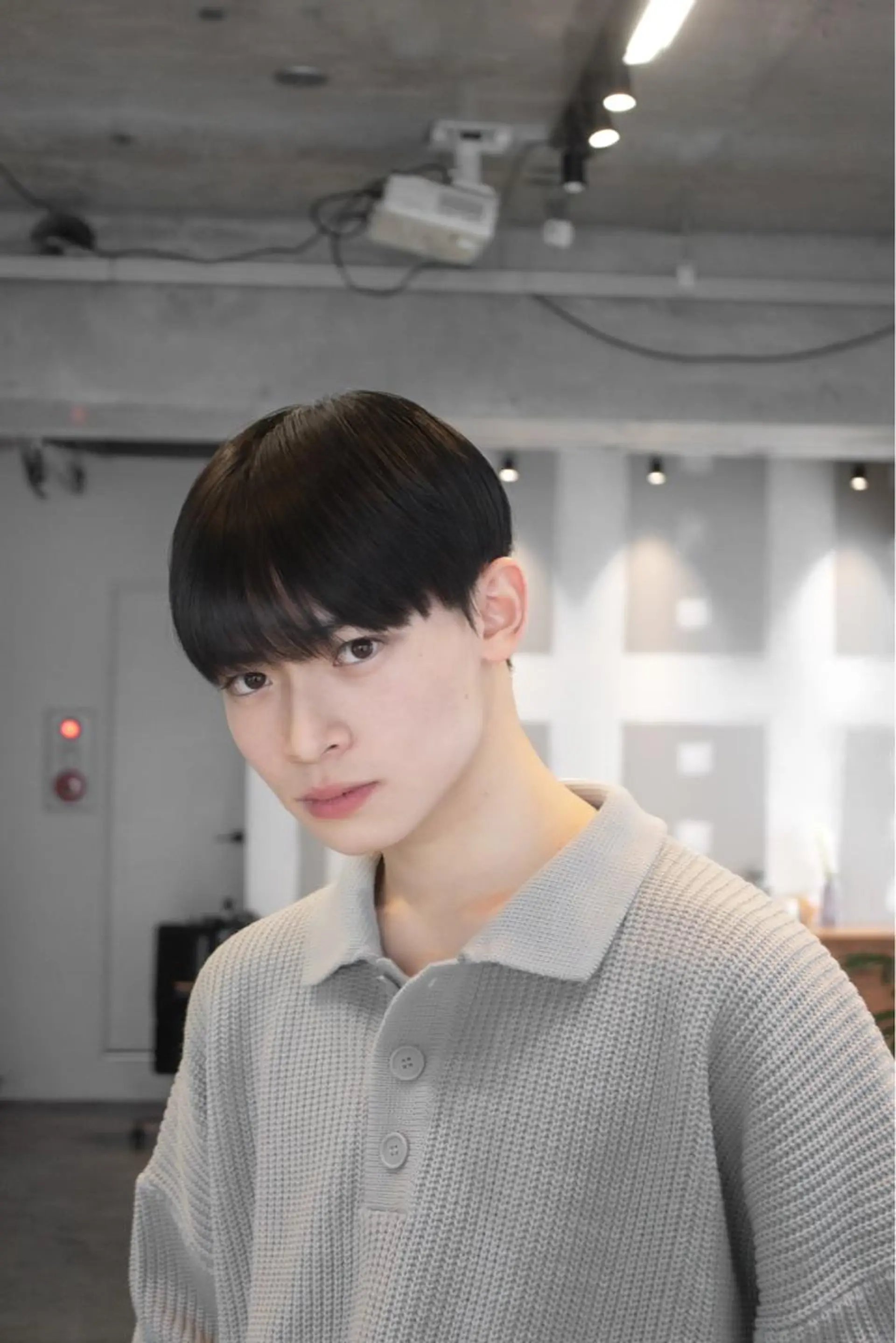 メンズ マッシュ シースルーマッシュ 高島 悠吾のヘアスタイル