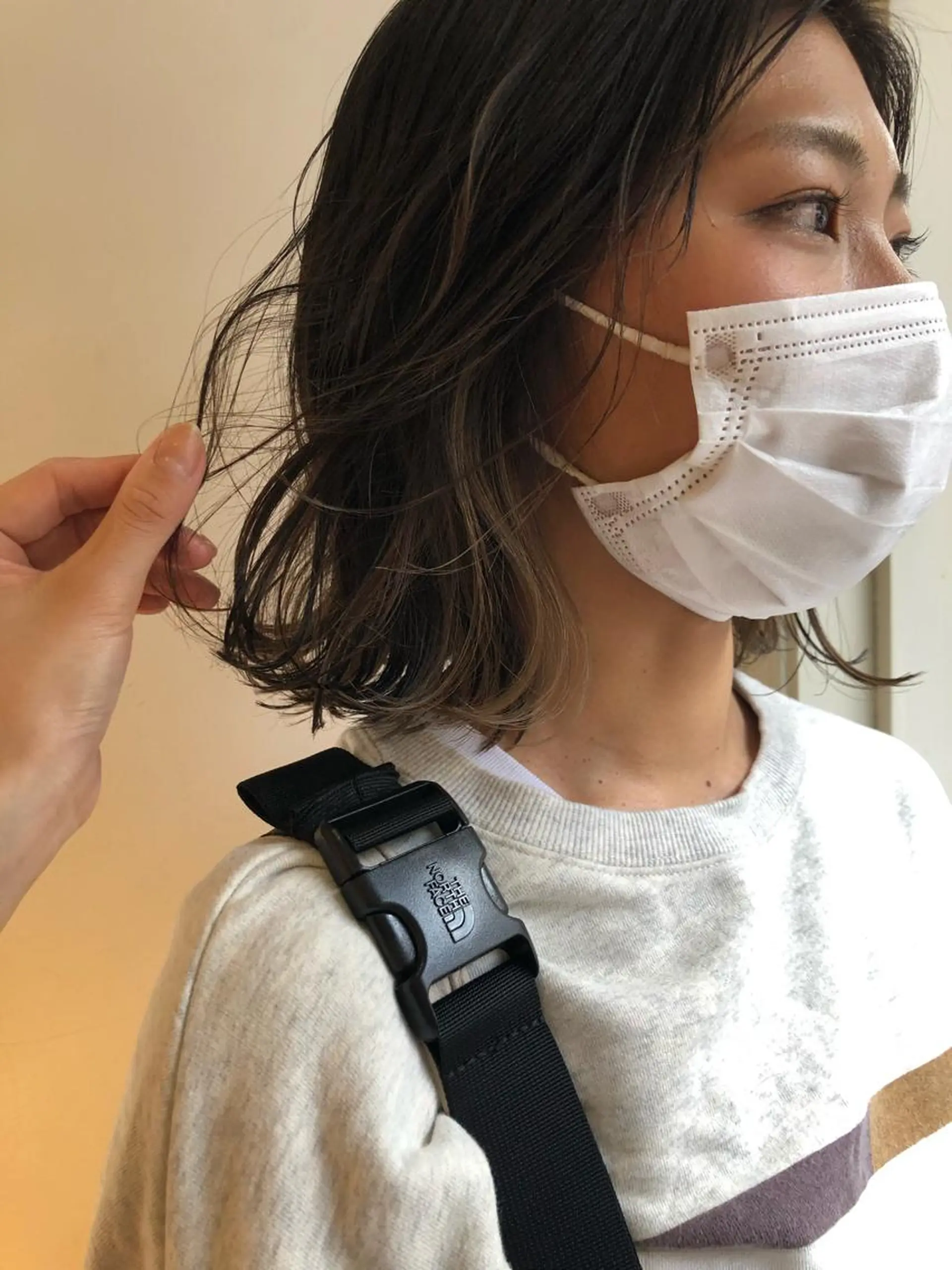 ミディアム カラー eri kinjoのヘアスタイル