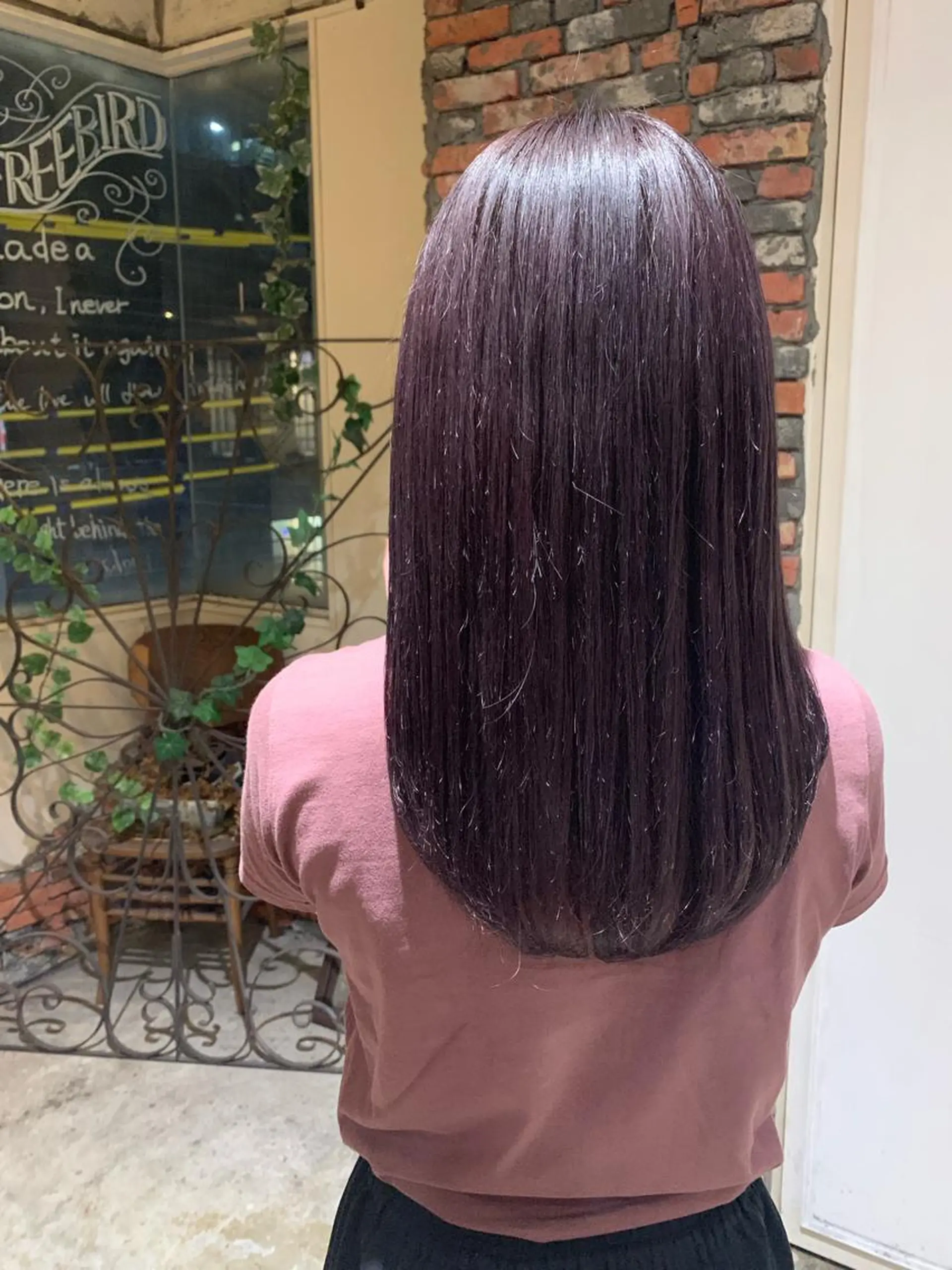 セミロング 縮毛矯正 "小顔カット" Fuko.のヘアスタイル