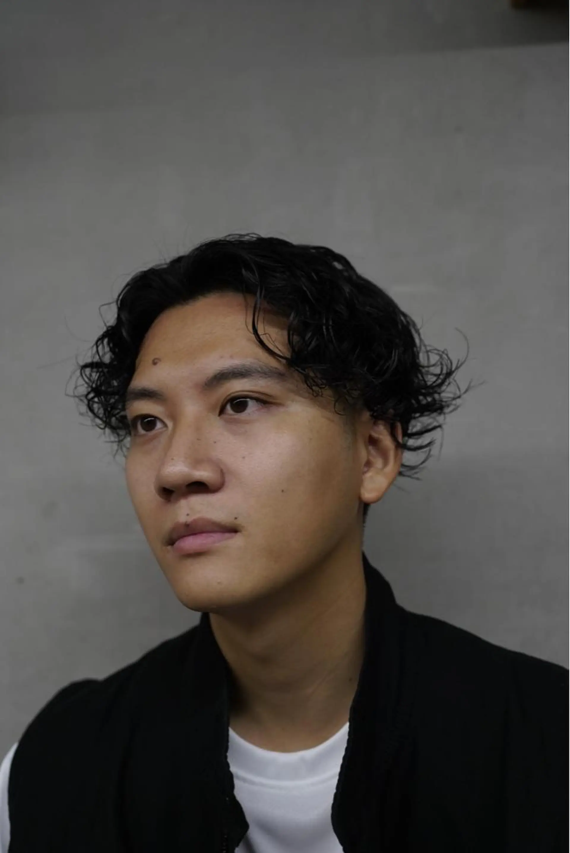 パーマ メンズ メンズパーマ カット パーマ ヘアセット 関 晃哉のヘアスタイル