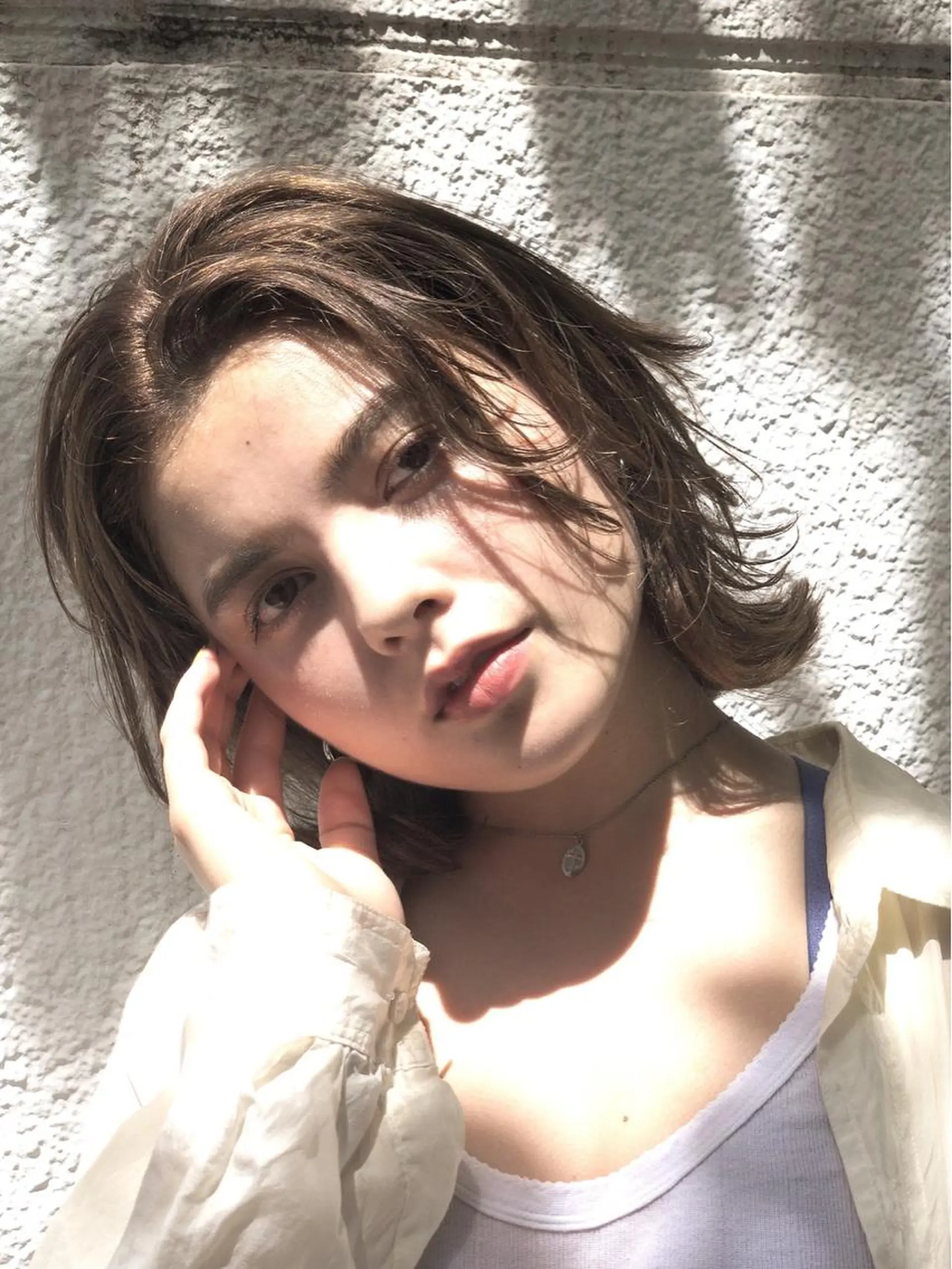 ショート カラー カット ヘアカラー トリートメント 一ノ瀬 暁のヘアスタイル