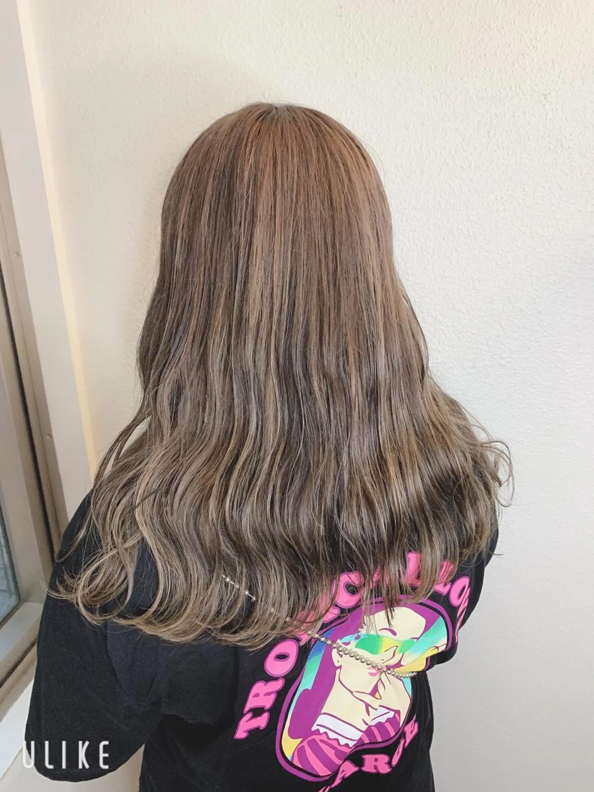 セミロング ヘアカラー トリートメント 西村 弘輝 パーマ/艶髪カラーのヘアスタイル