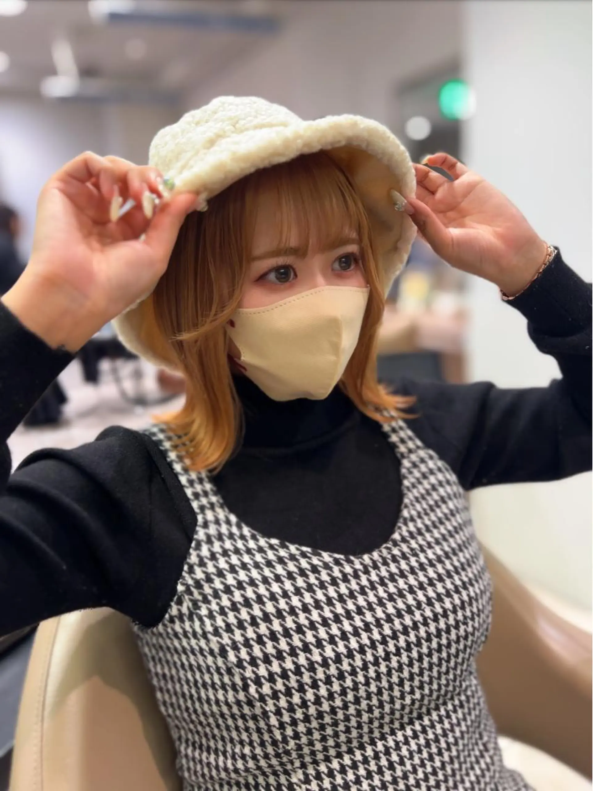 ミディアム カラー ブリーチ 銀座/カラー 🎀momo🎀のヘアスタイル