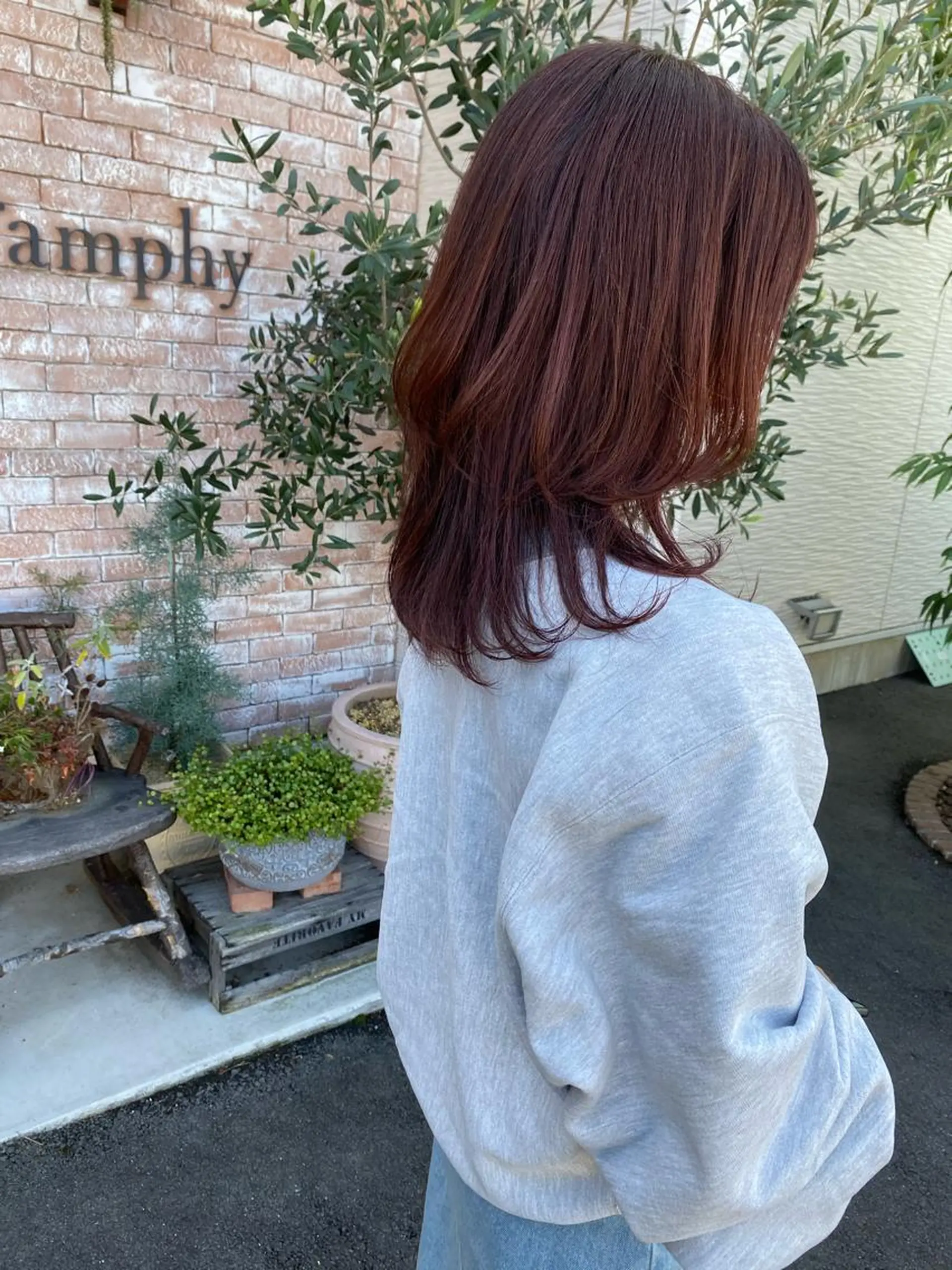 ミディアム カラー レイヤーカット ウルフカット 【浜松・豊橋】 ニシモトのヘアスタイル