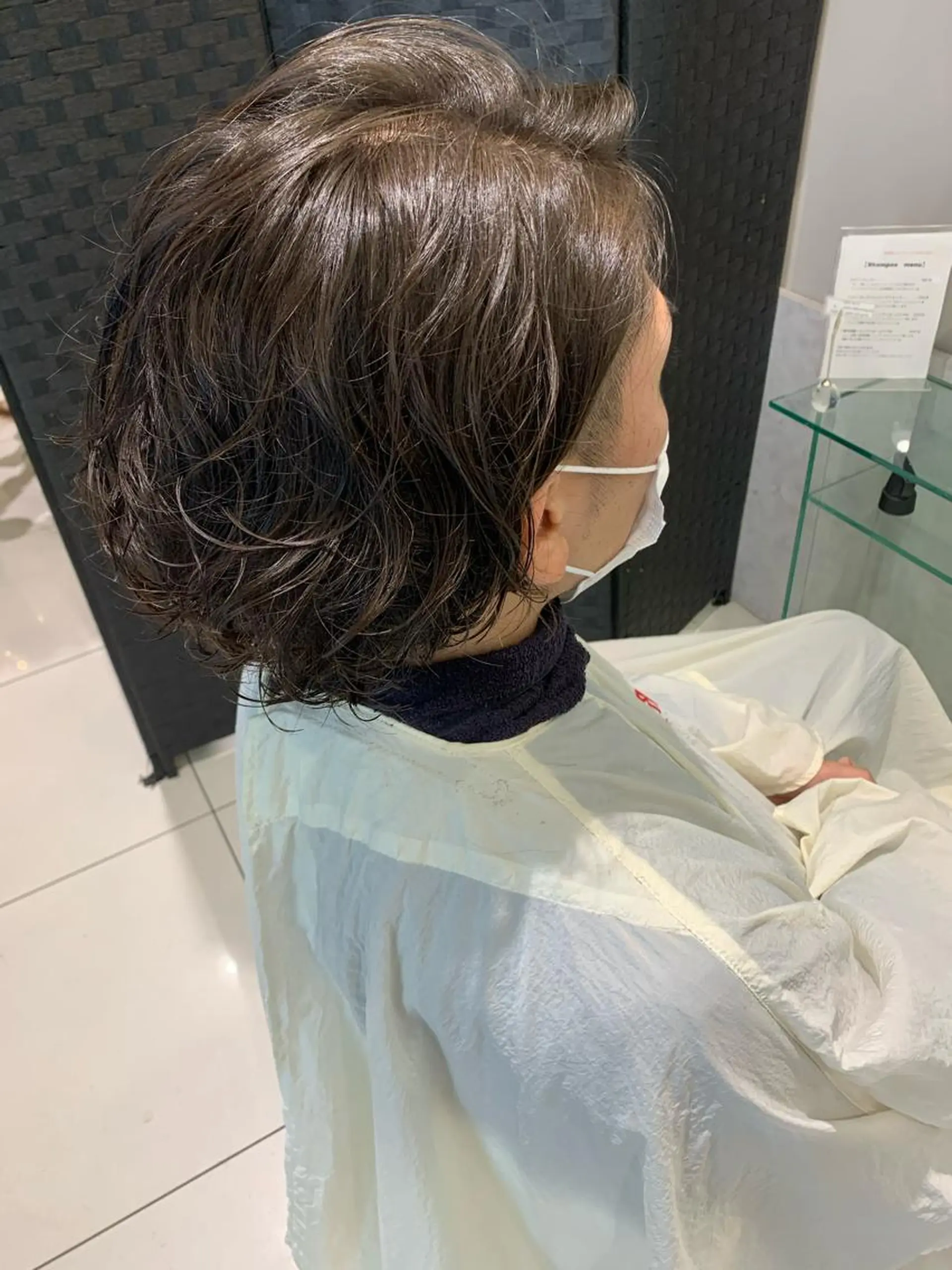 セミロング カット パーマ トリートメント ヘアセット ✨上村 潤平✨メンズヘア✨のヘアスタイル