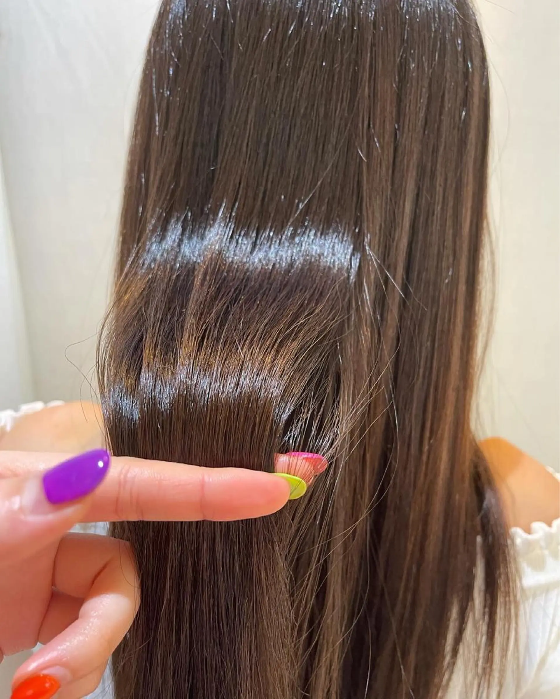 ロング パーマ 鶴﨑 美優亜のヘアスタイル