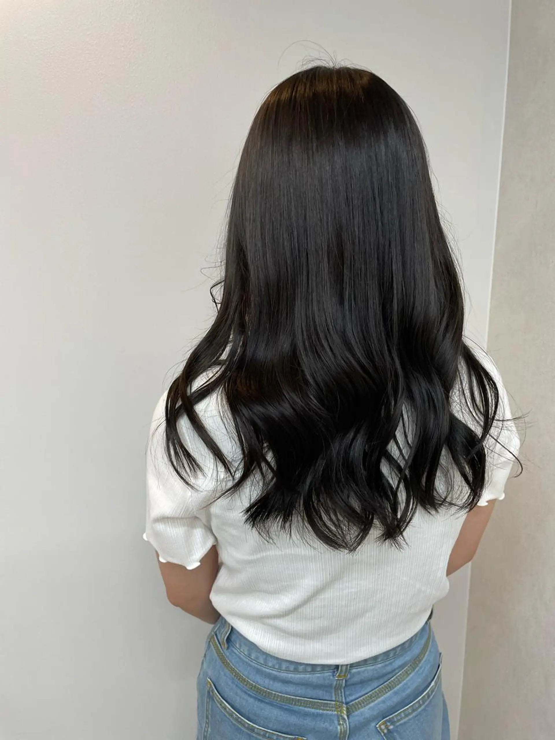 セミロング アッシュ ARMONY大阪店 パーマ職人伊丹のヘアスタイル