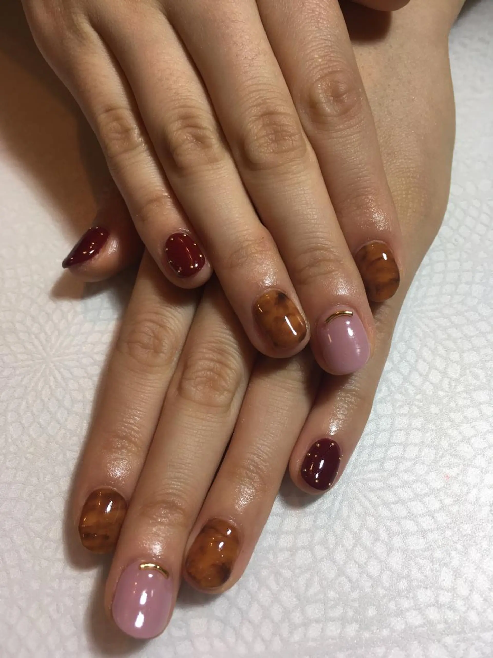 ネイル 持ち込み 古川 里美のネイルデザイン