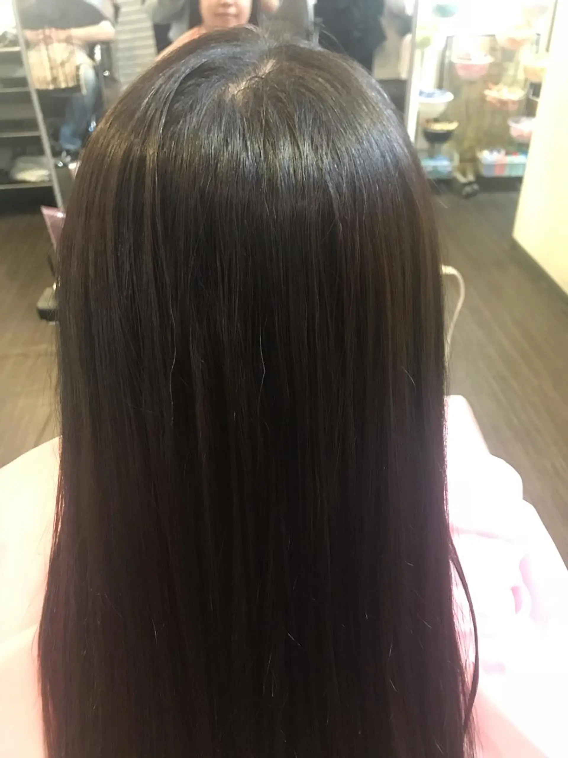 ロング 中本 愛理のヘアスタイル