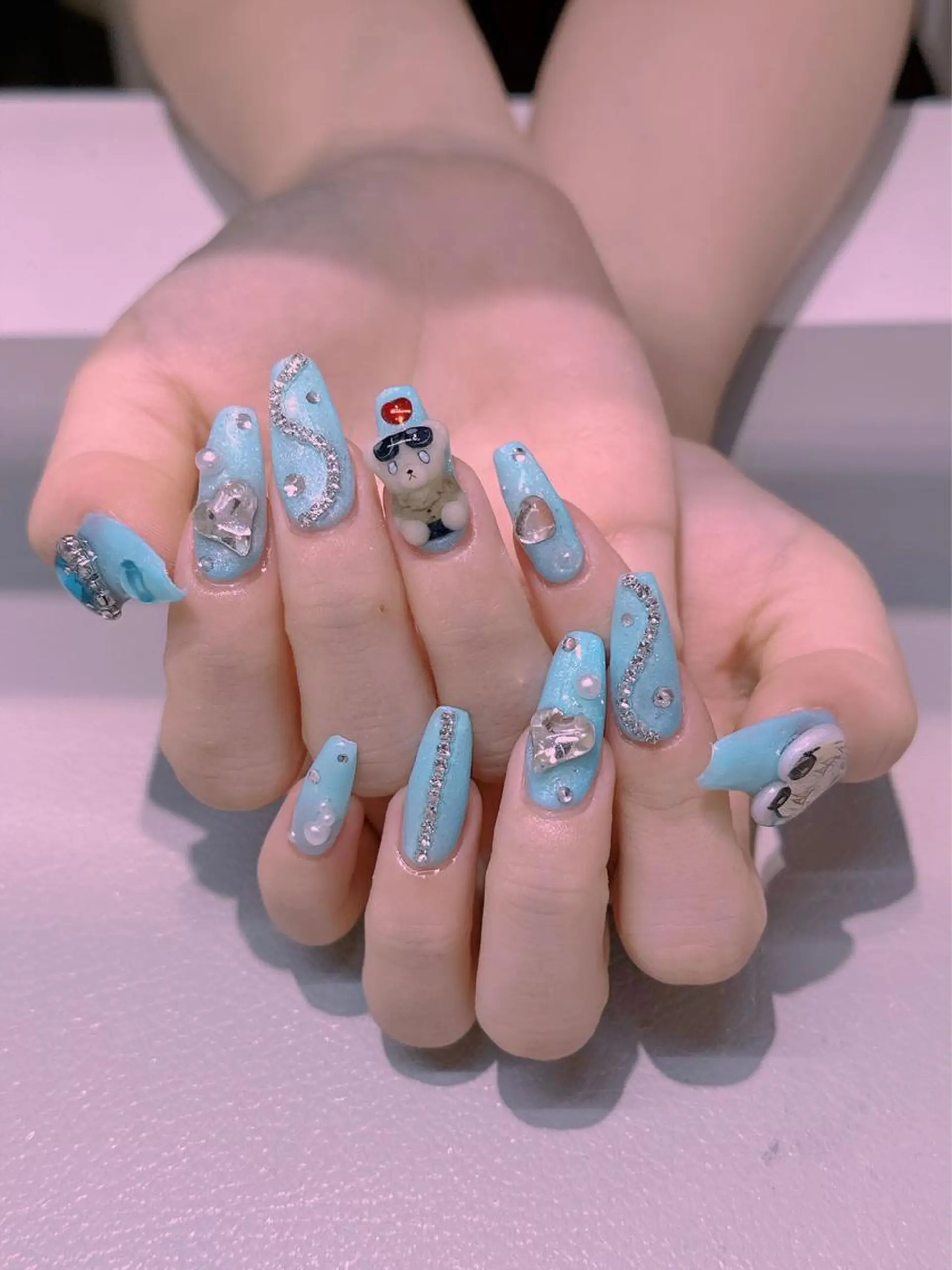 ネイル 持ち込み 長さだし専門店 M2　rikaのネイルデザイン