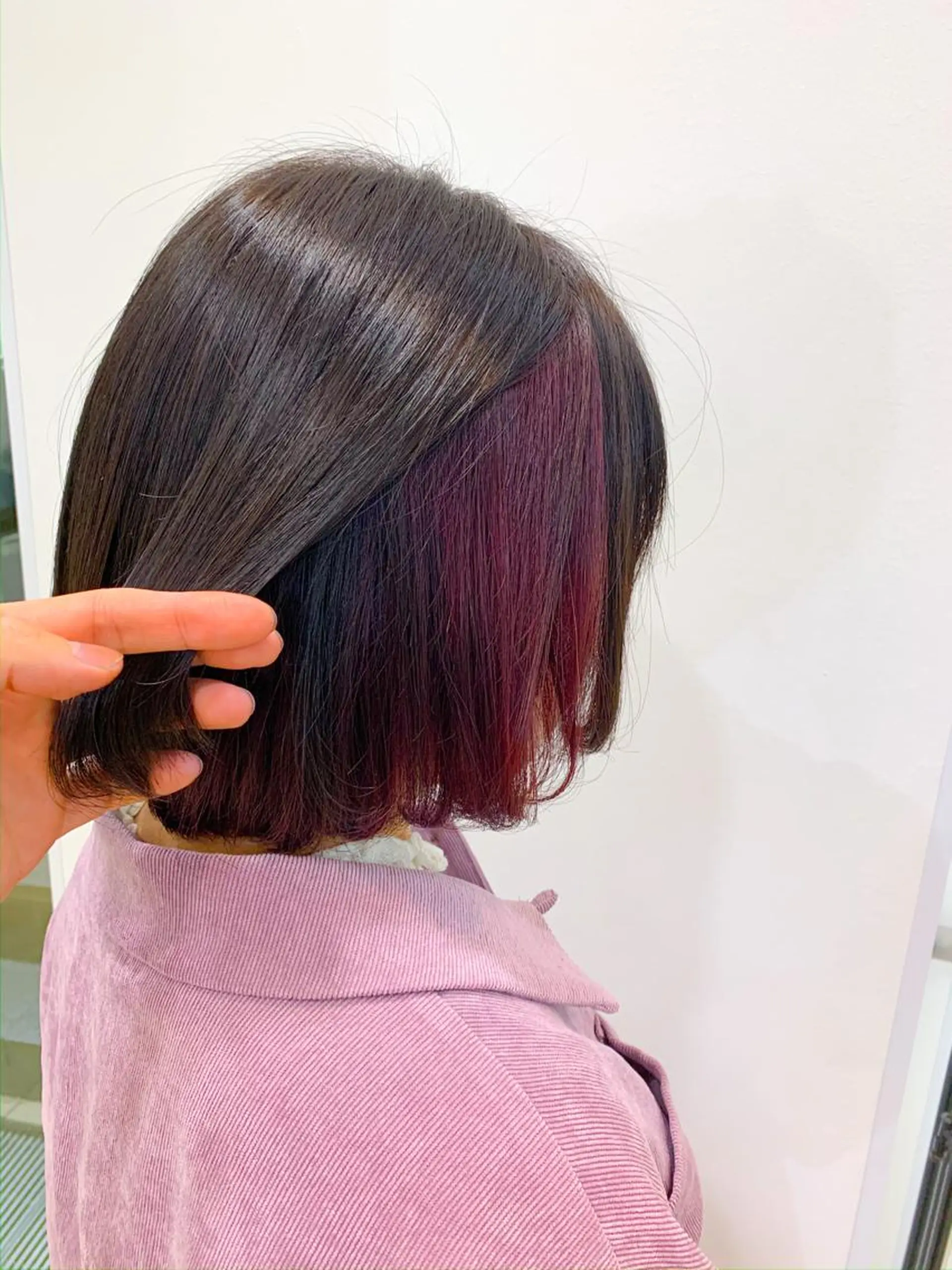 ミディアム カラー 縮毛矯正/髪質改善 /韓国風　山川春輝のヘアスタイル