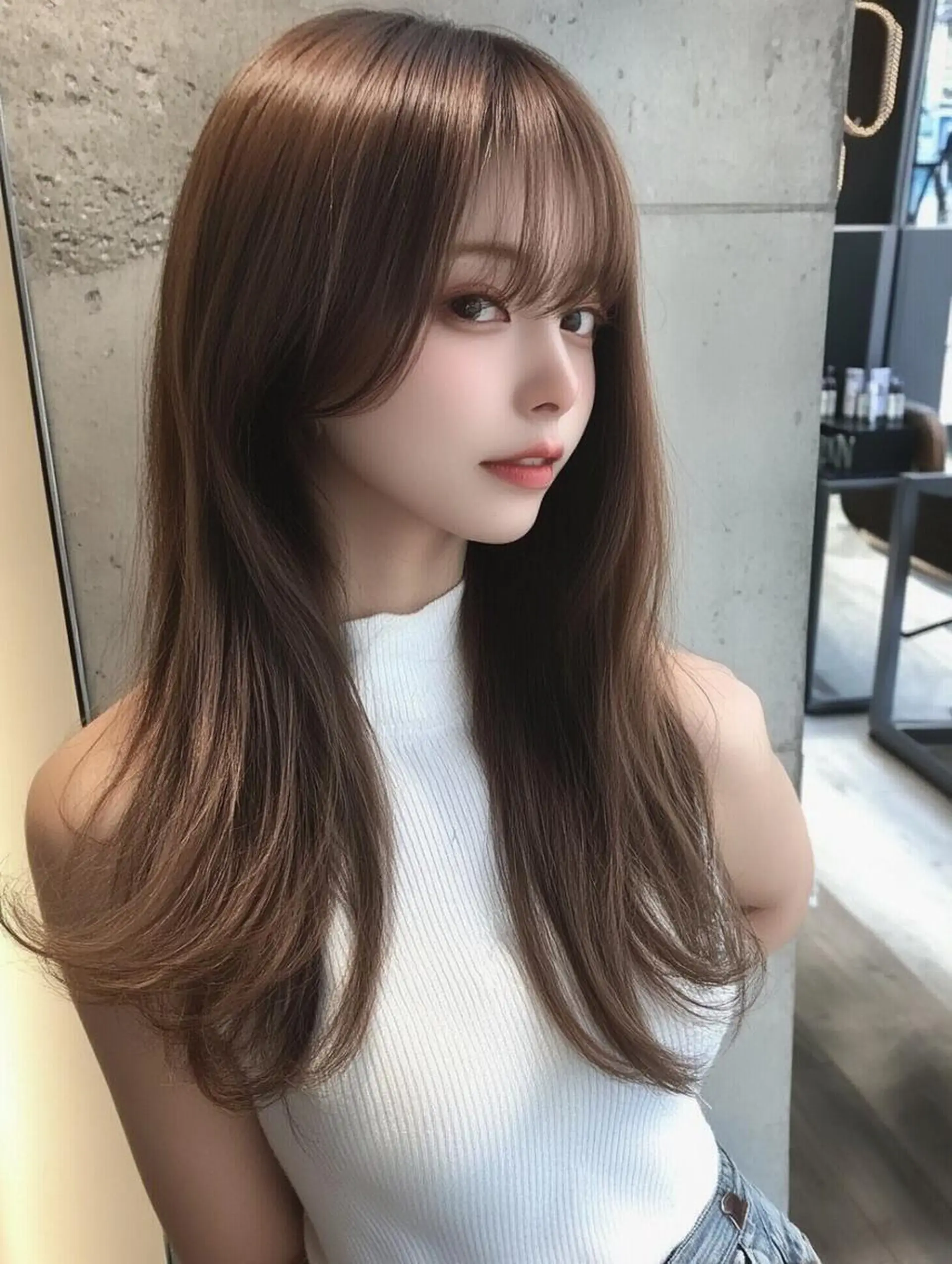 カラー ヘアカラー トリートメント GiseL kotoneのヘアスタイル
