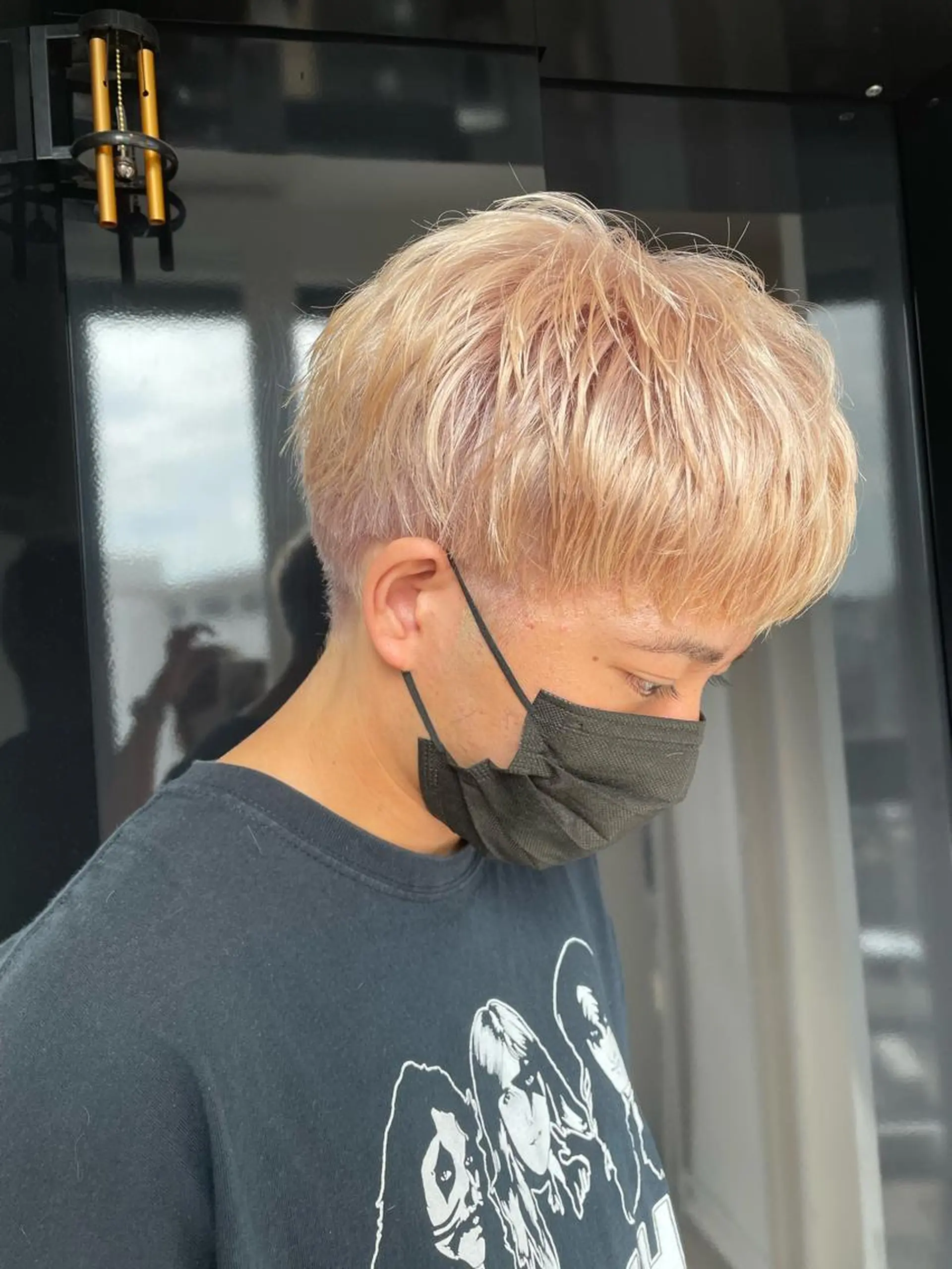 ショート カラー ベージュカラー ホワイトベージュ ヘアカラー Ammi hair所属・YUI/ ブリーチカラー🌷のヘアスタイル