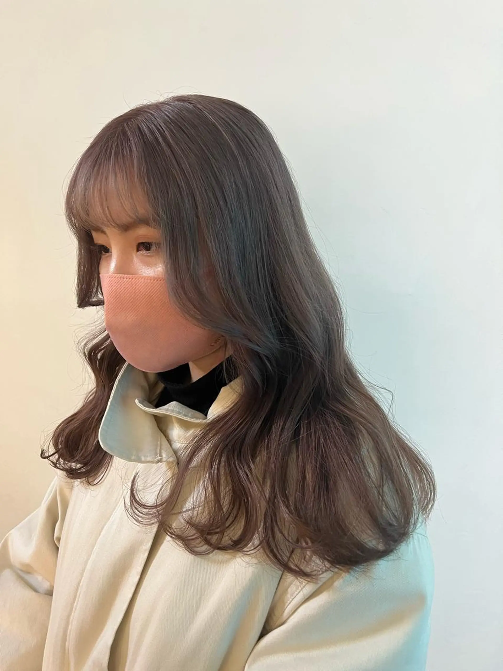 ロング カラー ダブルカラー ラベンダーカラー 【韓国ヘア・ネイル】 HINATA🍒のネイルデザイン