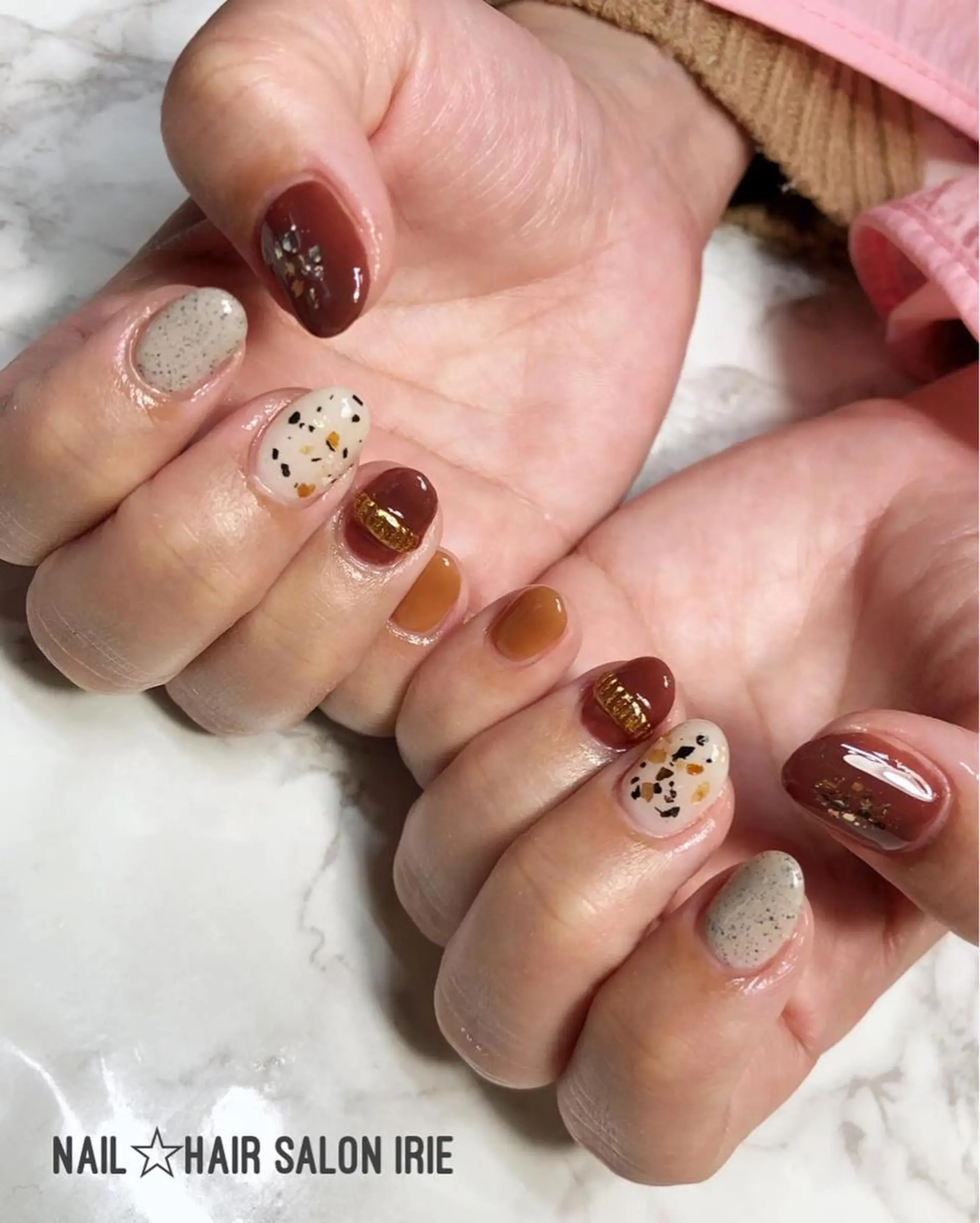 ネイル ハンドネイル Hair salon Irie所属・與儀 知佳のネイルデザイン