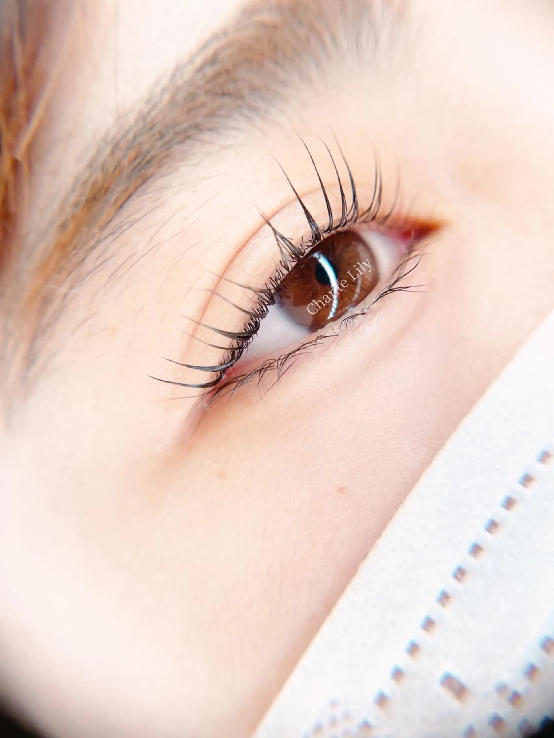 マツエク・マツパ 一重×まつ毛パーマ マツパ 森崎 麗のマツエク・マツパデザイン