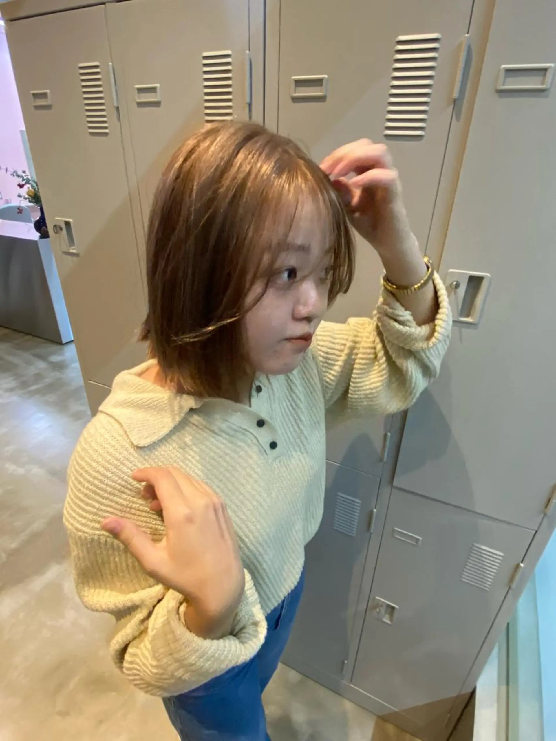 ショート 切りっぱなしボブ ボブ yara reinのヘアスタイル