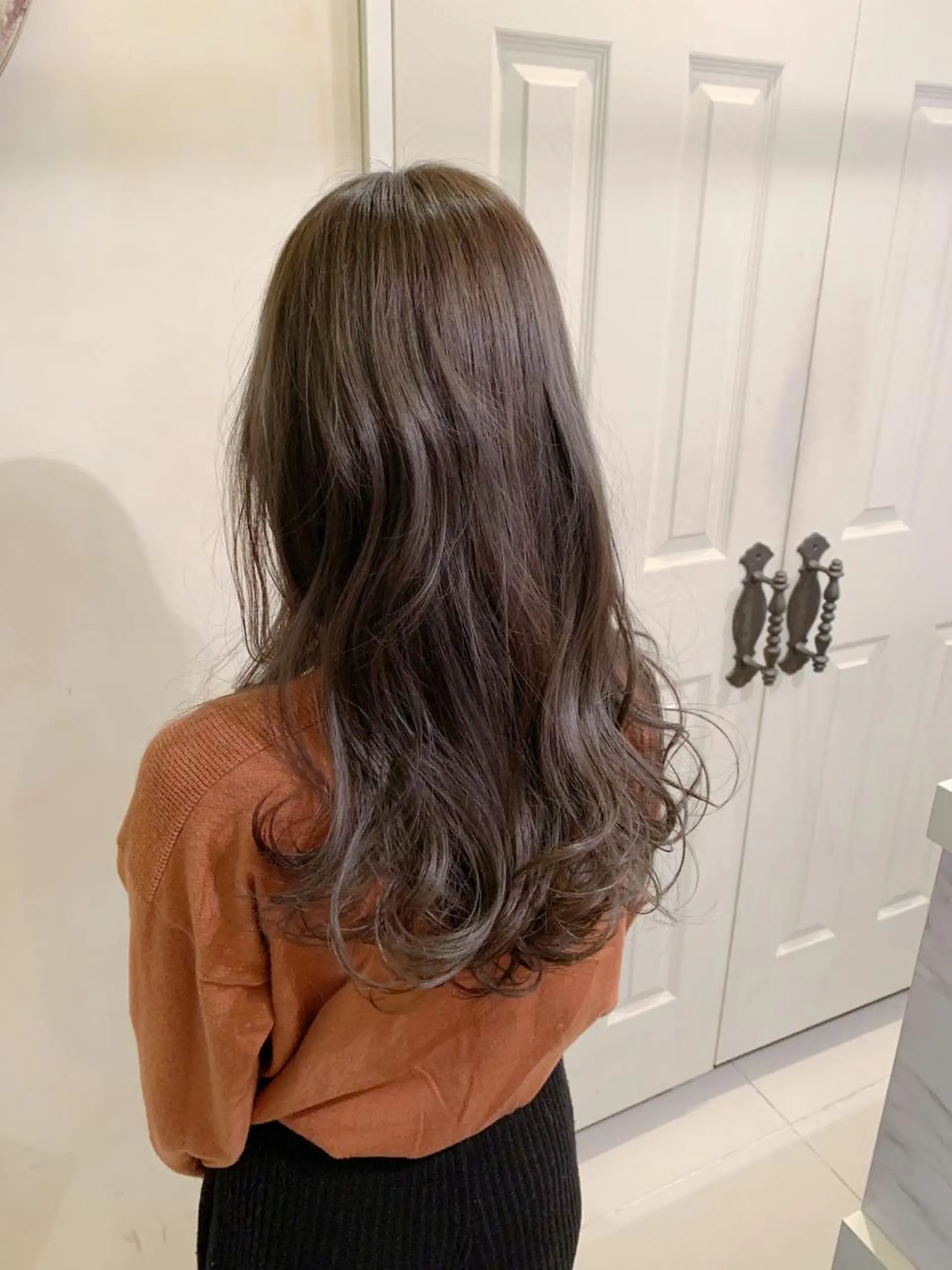 ロング カラー 古田 昂也のヘアスタイル