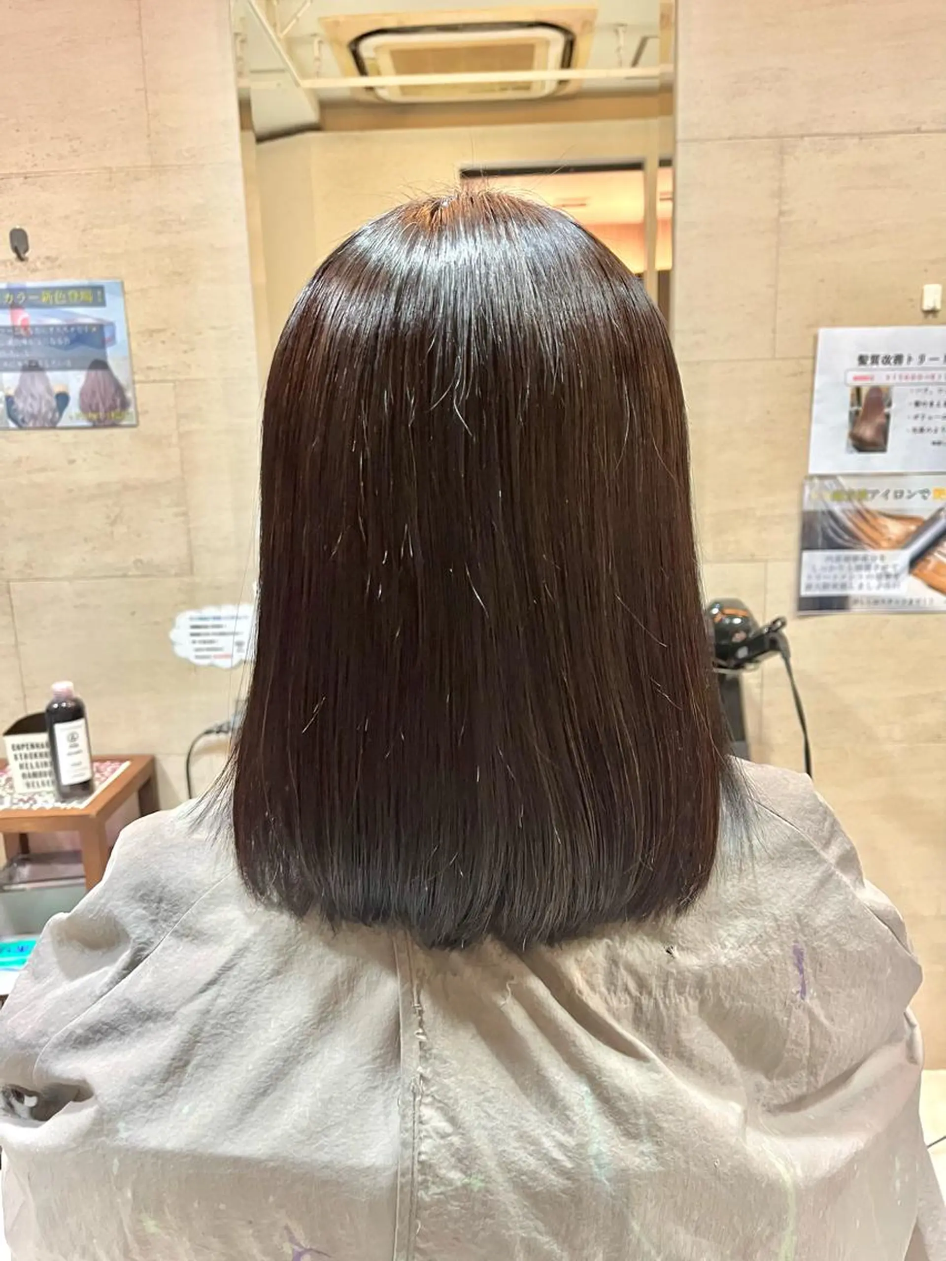 ミディアム 🪽髪質改善矯正 🤍MIU🤍のヘアスタイル