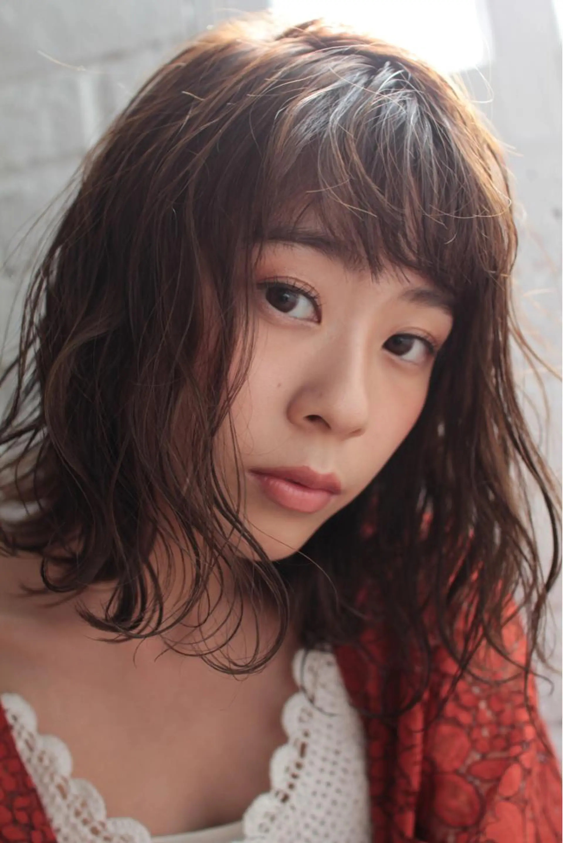 ミディアム 東梅田エリアカラー ヘアセットNo. 1のヘアスタイル