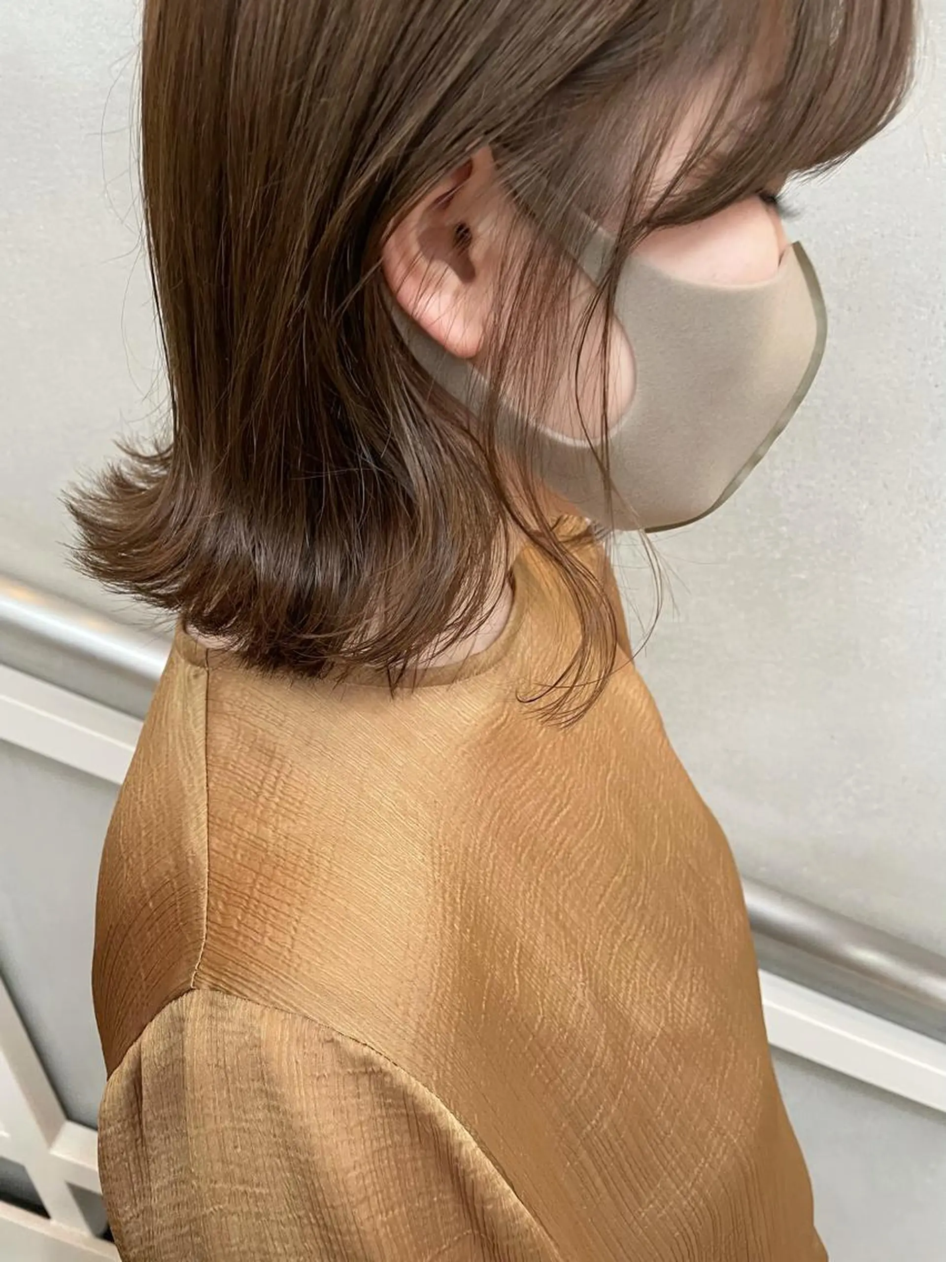 ミディアム カラー ベージュカラー 沖縄/ヘアアレンジ /ナカノのヘアスタイル