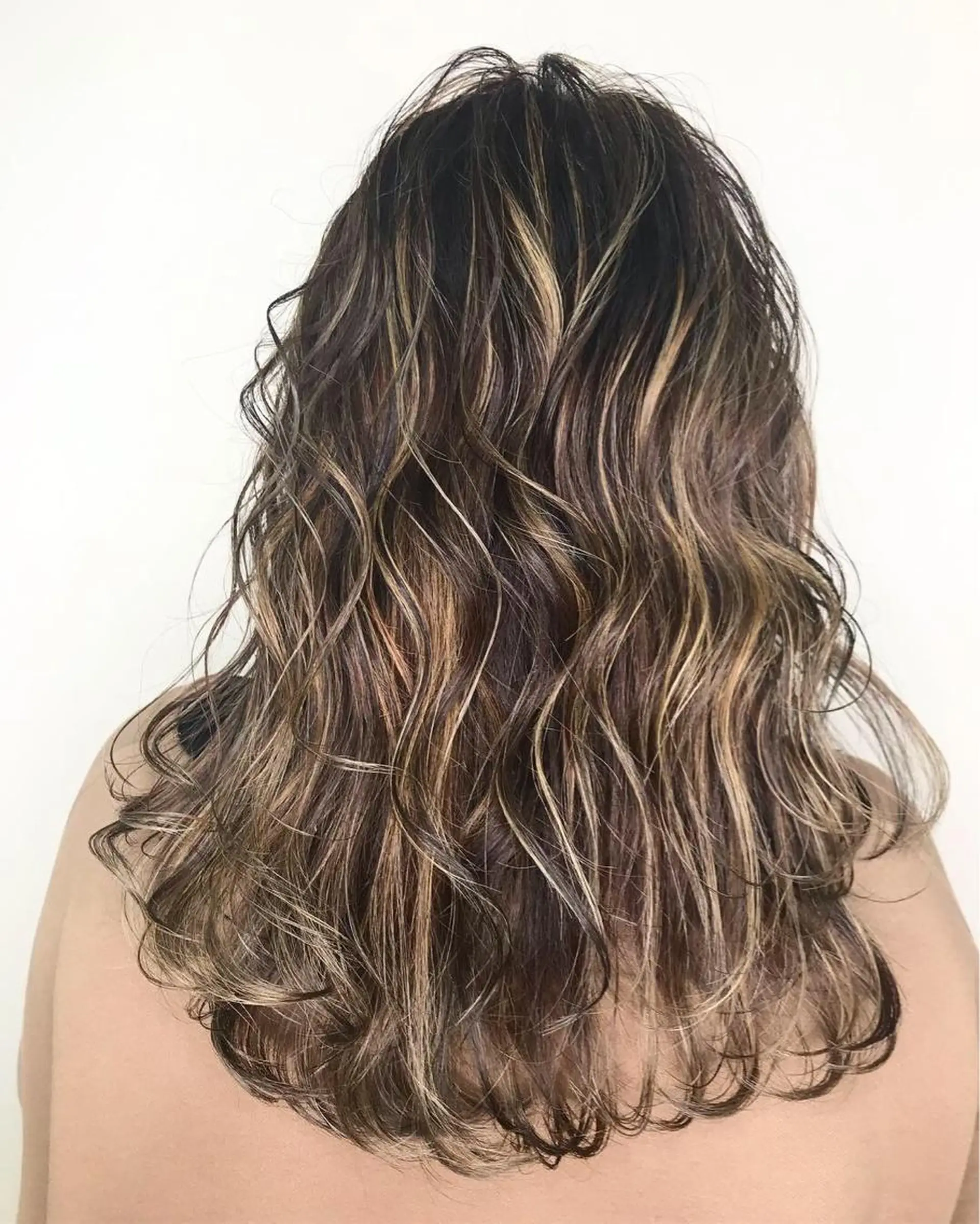 セミロング カラー カット ヘアカラー トリートメント Lien 深井店のヘアスタイル