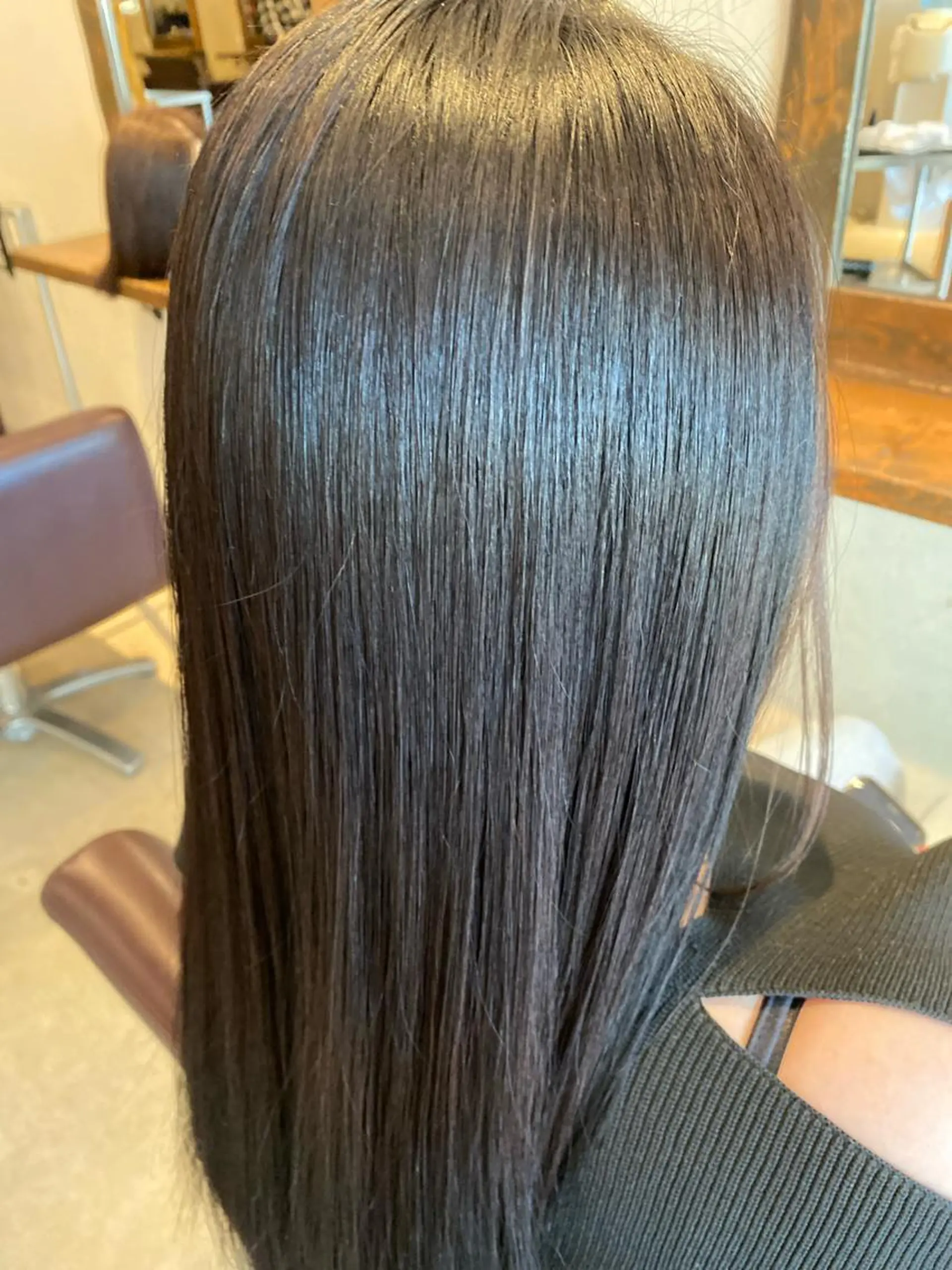 セミロング 髪質改善 トリートメント レイヤー/ボブパーマ /垢抜け/タクミのヘアスタイル