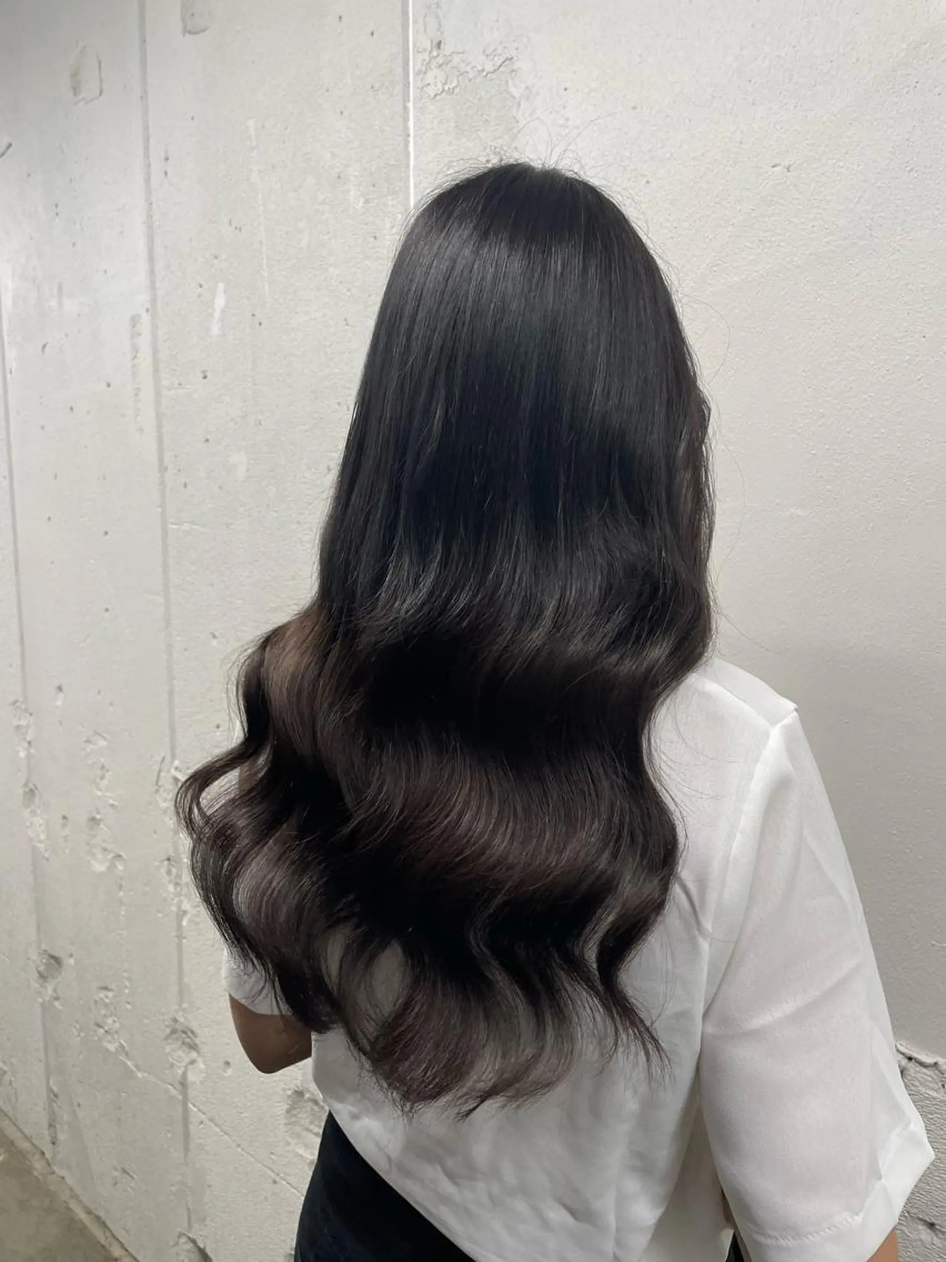 ロング カラー シールエクステ バレイヤージュ ミストバング ダブルカラー  フェイスフレーミング ヘアカラー エクステ 🧡艶髪ちゅるん髪 🫧🧡YUKI❄️のヘアスタイル