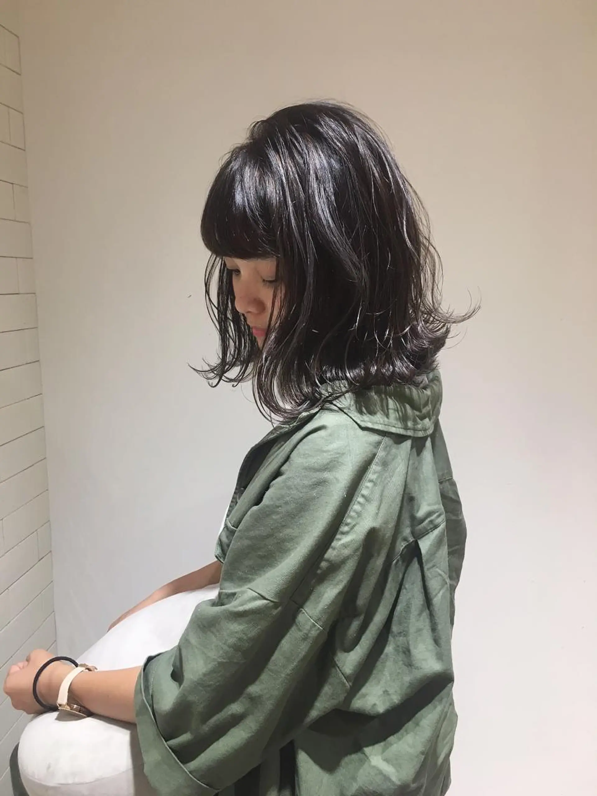 ショート ハイライト メンズツイスパ ショートフクヤマシンのヘアスタイル