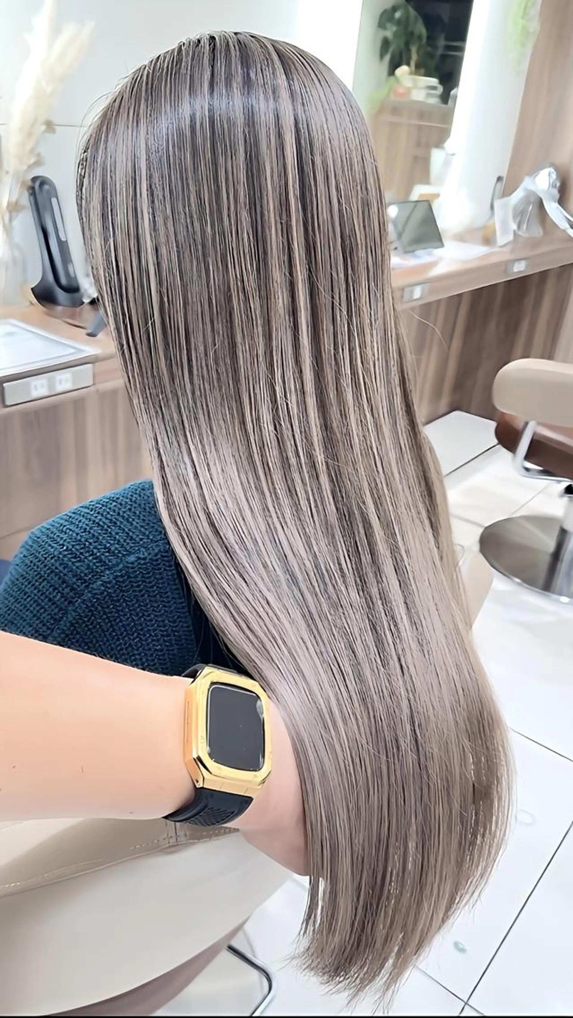 ロング カラー ブリーチ 髪質改善 ヘアカラー ＡＳＨ大宮/ブリーチ 髪質改善/カラーのヘアスタイル