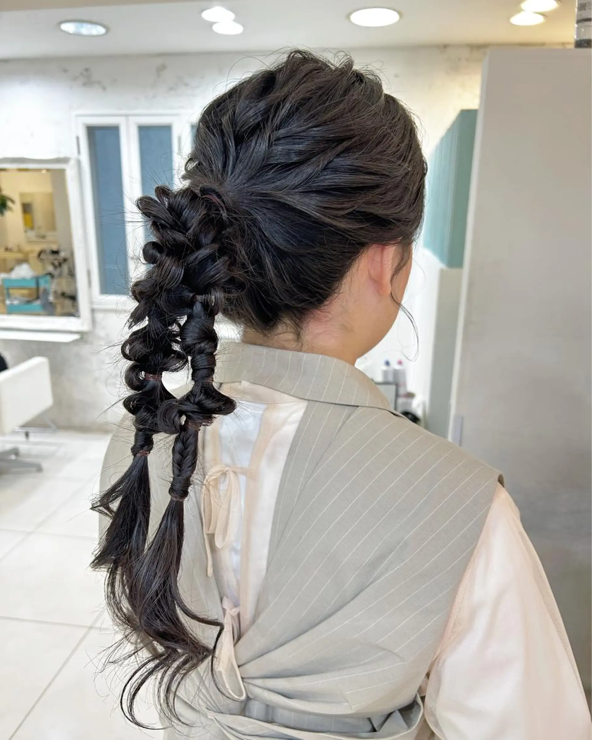 セミロング カラー ヘアアレンジ マツエク・マツパ アイブロウ ヘアセット 透明感カラー🫧ヘア セット🫧松本菜月の眉毛・アイブロウイメージ